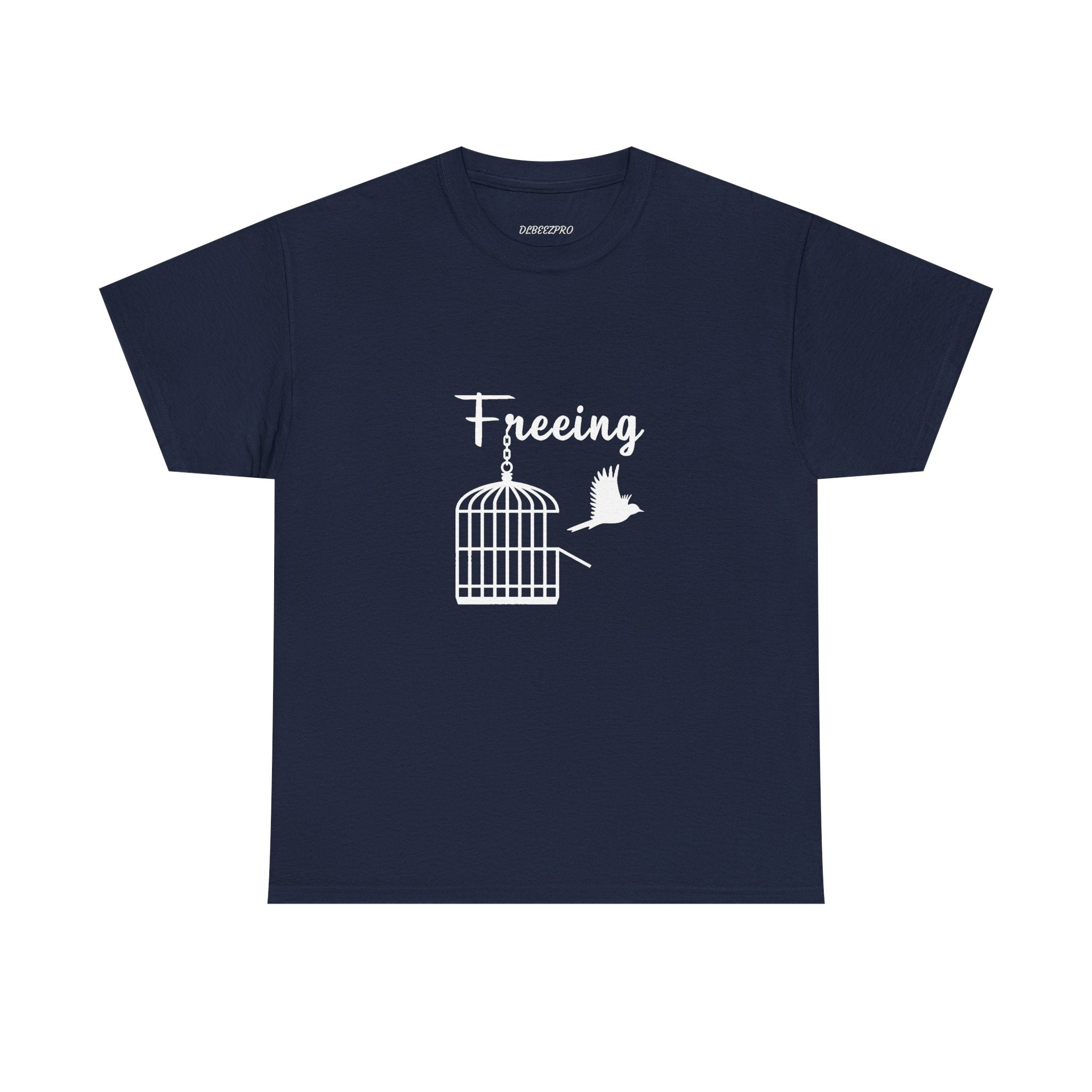 Freedom Unisex Heavy Cotton Tee, Inspirational Tee, Motivational Shirt, Gift for Spiritual Seekers, Unique Graphic Tee, Casual Everyday Wear