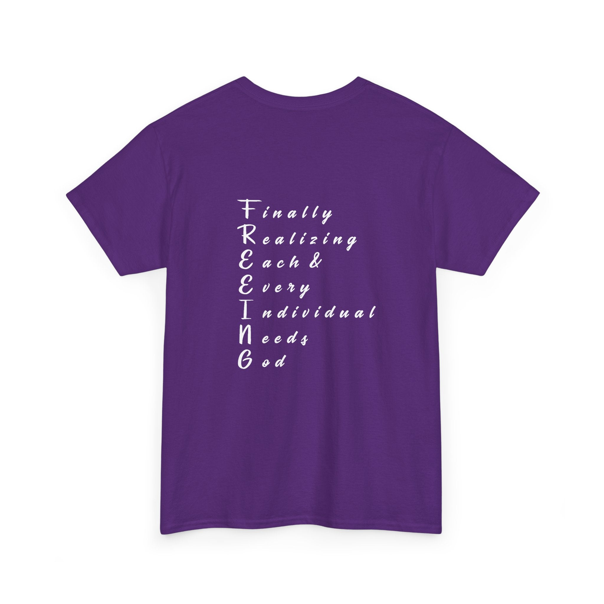 Freedom Unisex Heavy Cotton Tee, Inspirational Tee, Motivational Shirt, Gift for Spiritual Seekers, Unique Graphic Tee, Casual Everyday Wear