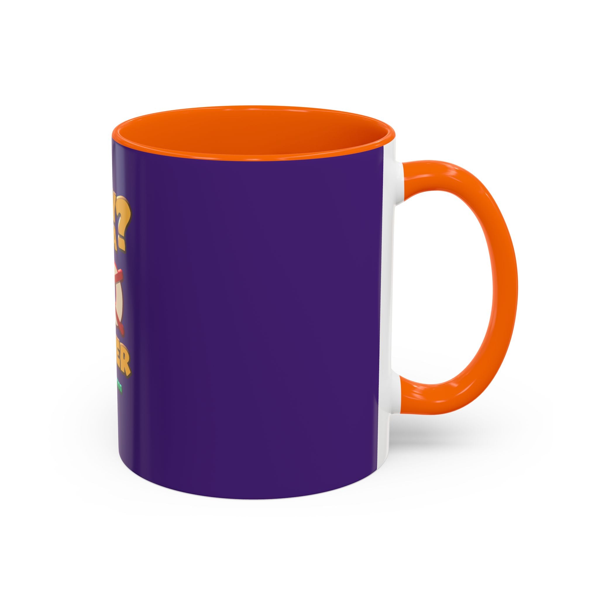 Fun Statement Coffee Mug for Moms, Tea Lovers Gift, Purple Accent Mug, Baby Shower Gift, Unique Parenting Humor