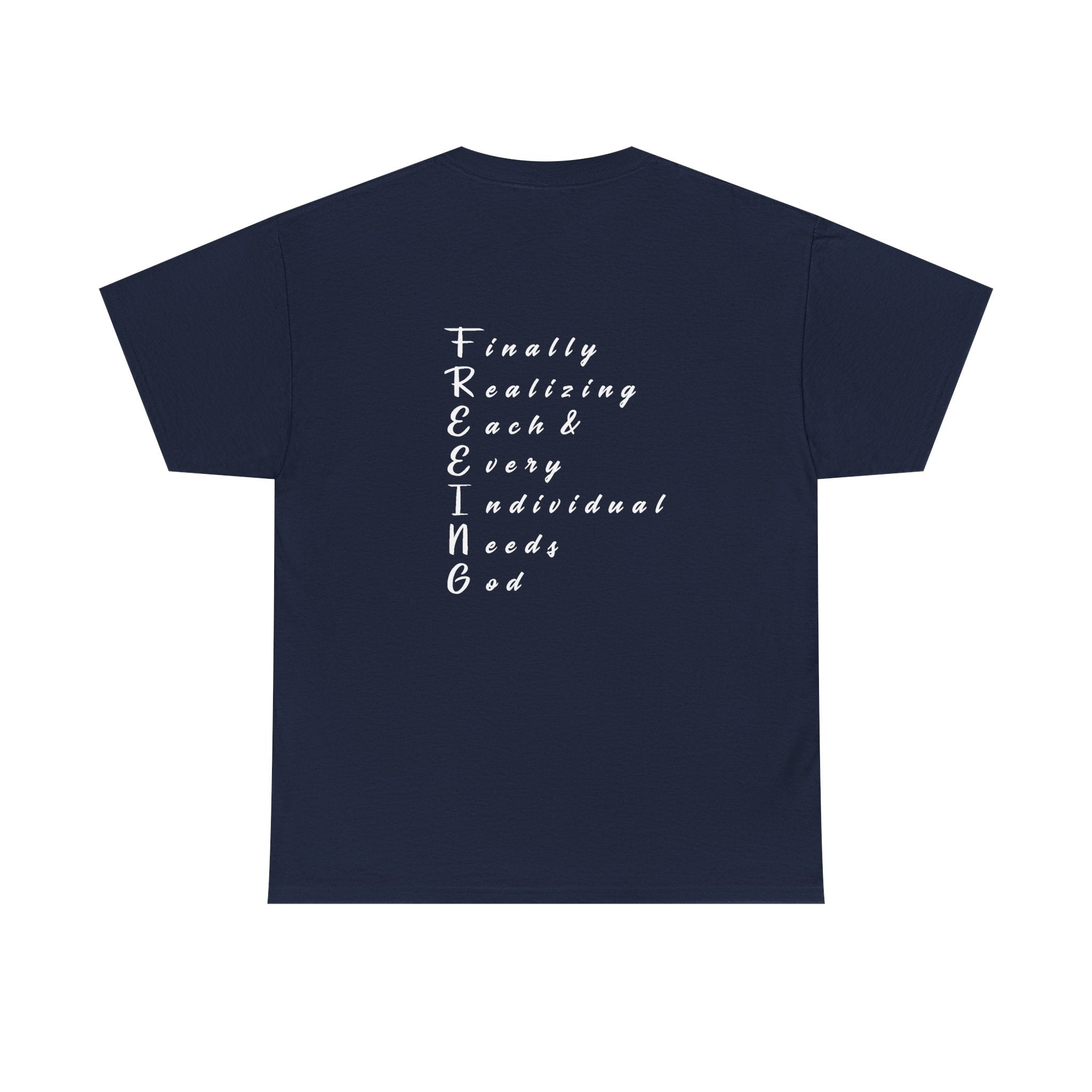 Freedom Unisex Heavy Cotton Tee, Inspirational Tee, Motivational Shirt, Gift for Spiritual Seekers, Unique Graphic Tee, Casual Everyday Wear