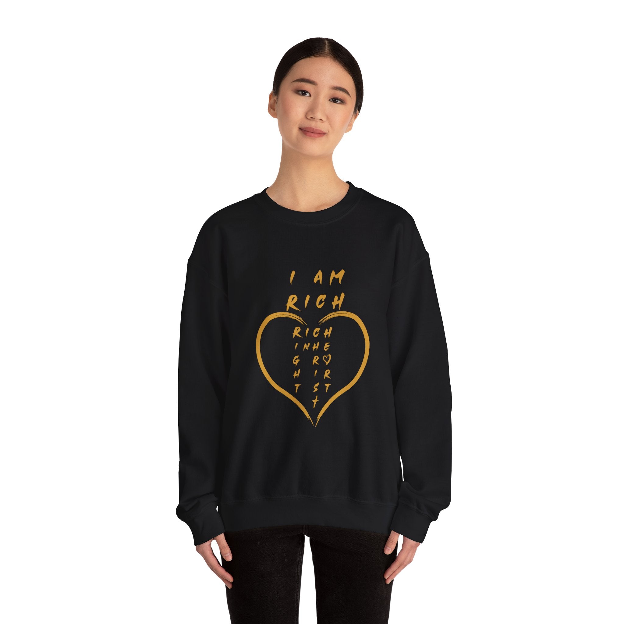 I am RICH Crewneck Sweatshirt