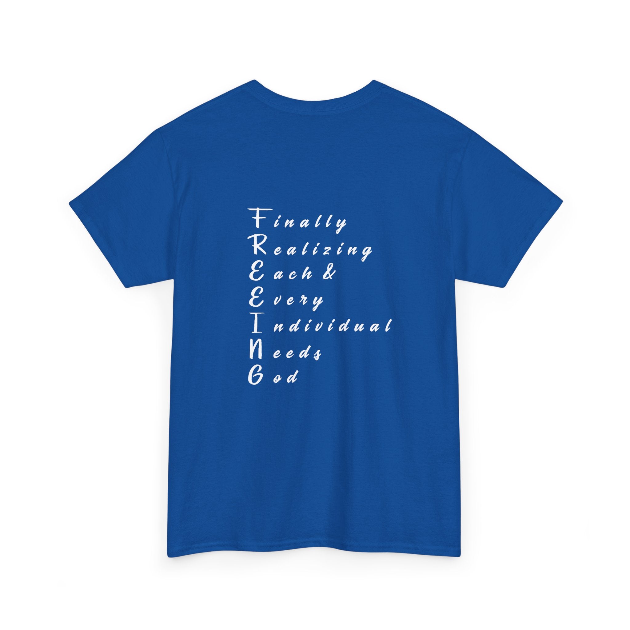 Freedom Unisex Heavy Cotton Tee, Inspirational Tee, Motivational Shirt, Gift for Spiritual Seekers, Unique Graphic Tee, Casual Everyday Wear