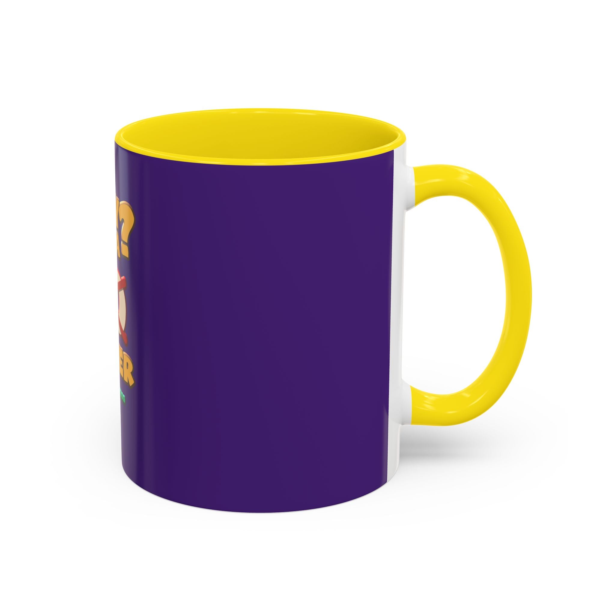 Fun Statement Coffee Mug for Moms, Tea Lovers Gift, Purple Accent Mug, Baby Shower Gift, Unique Parenting Humor