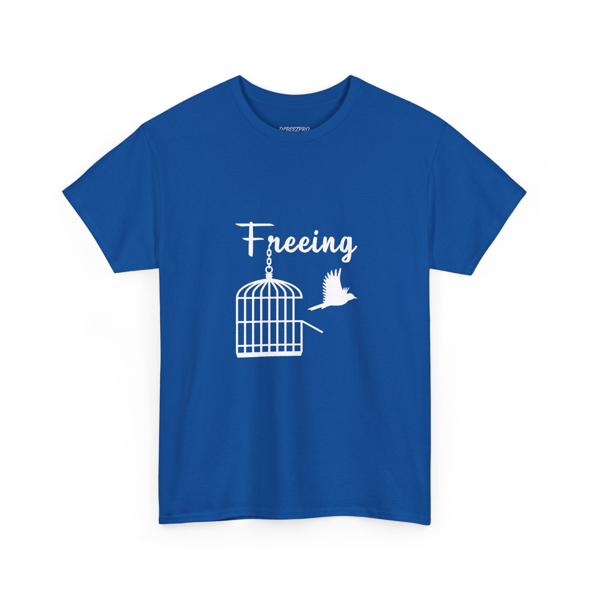 Freedom Unisex Heavy Cotton Tee, Inspirational Tee, Motivational Shirt, Gift for Spiritual Seekers, Unique Graphic Tee, Casual Everyday Wear