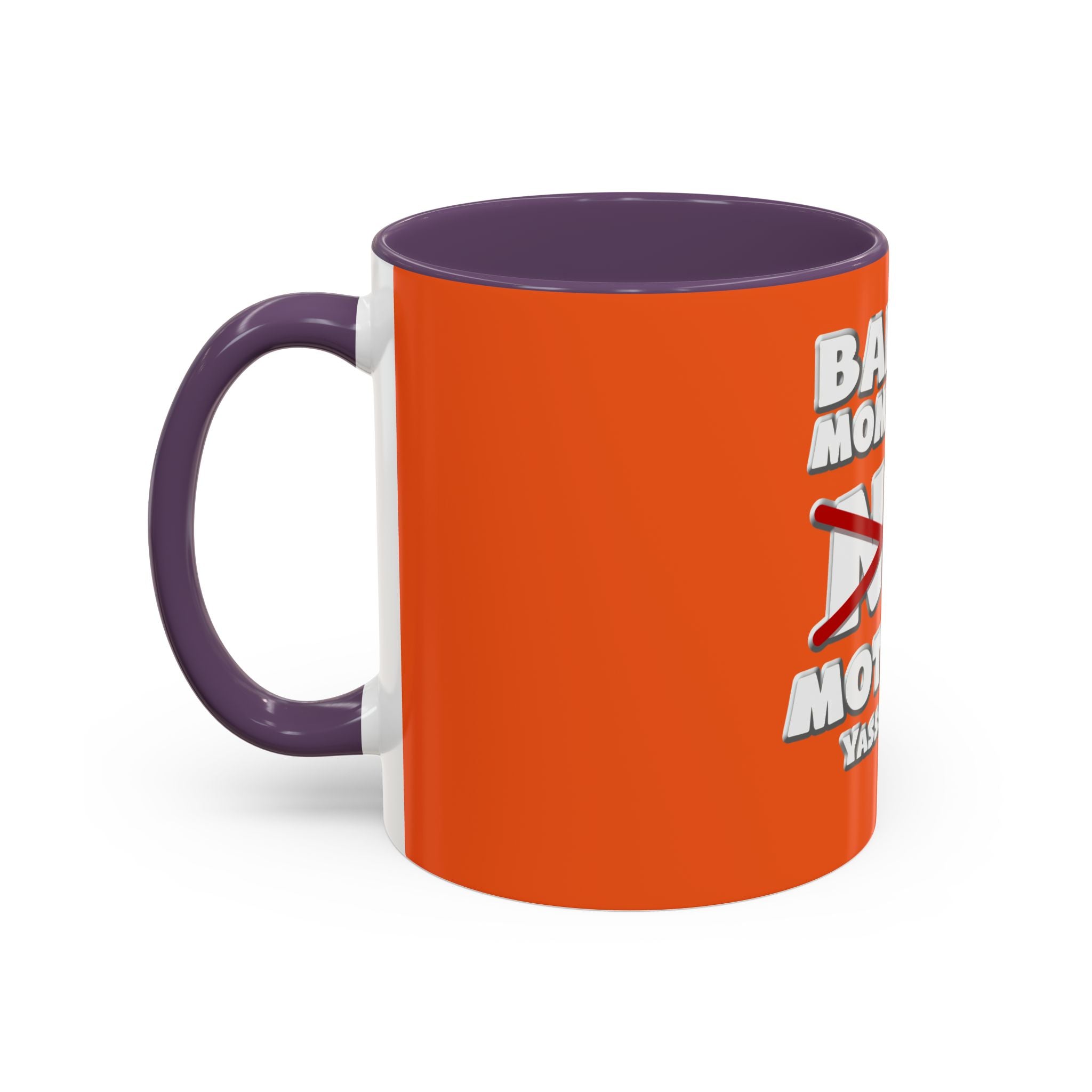 Fun Statement Coffee Mug for Moms, Tea Lovers Gift, Purple Accent Mug, Baby Shower Gift, Unique Parenting Humor