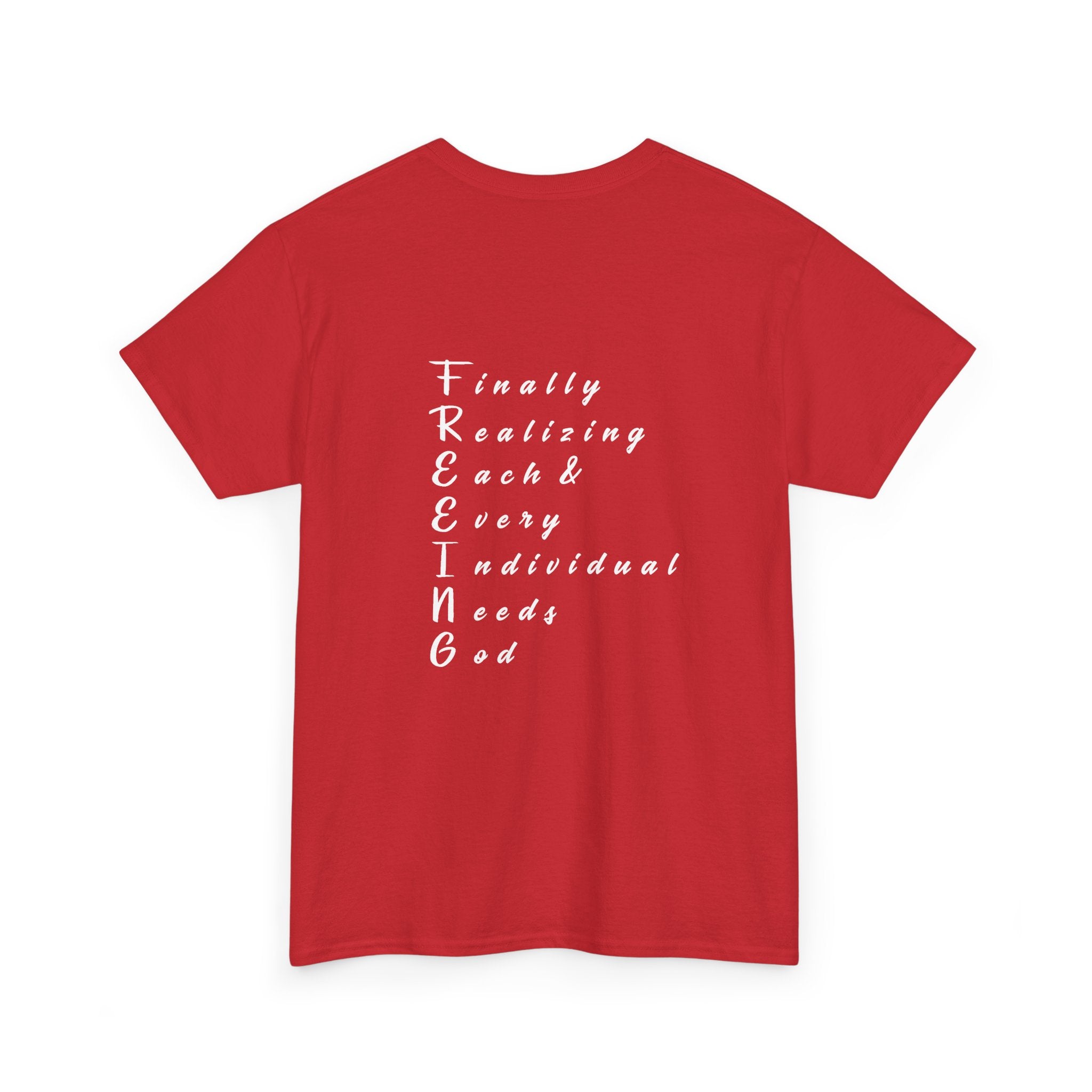 Freedom Unisex Heavy Cotton Tee, Inspirational Tee, Motivational Shirt, Gift for Spiritual Seekers, Unique Graphic Tee, Casual Everyday Wear