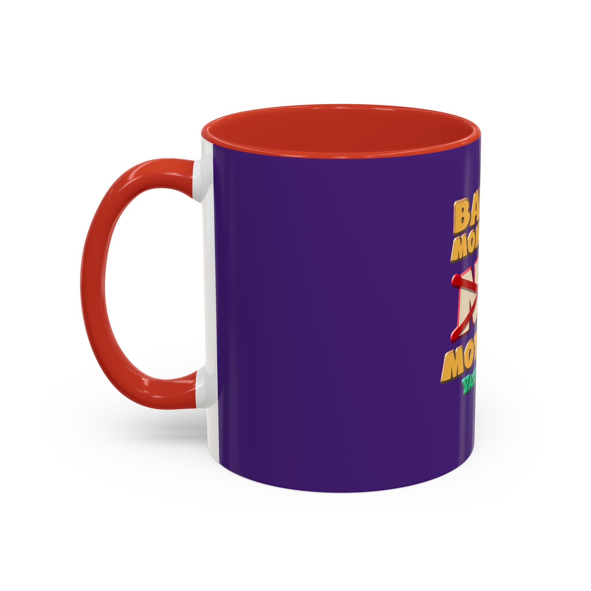 Fun Statement Coffee Mug for Moms, Tea Lovers Gift, Purple Accent Mug, Baby Shower Gift, Unique Parenting Humor