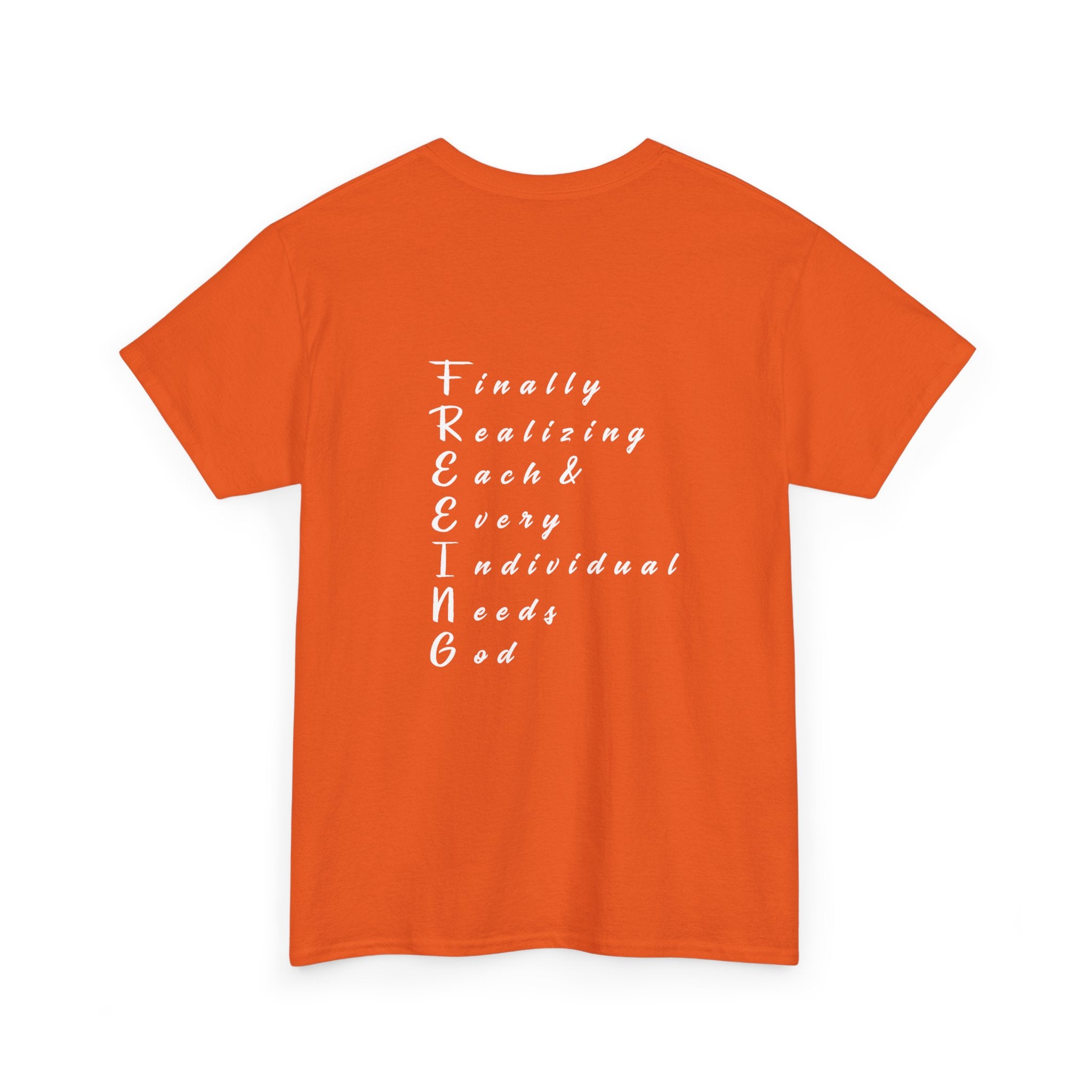 Freedom Unisex Heavy Cotton Tee, Inspirational Tee, Motivational Shirt, Gift for Spiritual Seekers, Unique Graphic Tee, Casual Everyday Wear