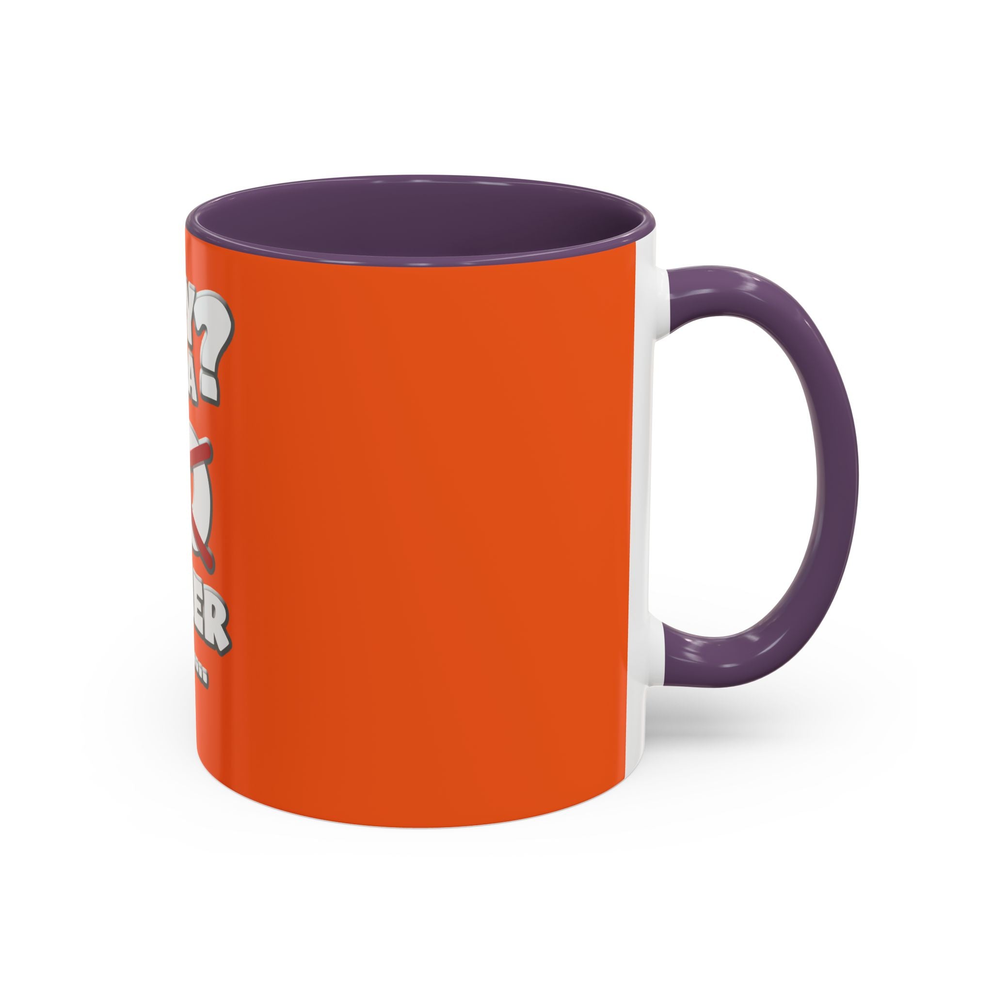 Fun Statement Coffee Mug for Moms, Tea Lovers Gift, Purple Accent Mug, Baby Shower Gift, Unique Parenting Humor