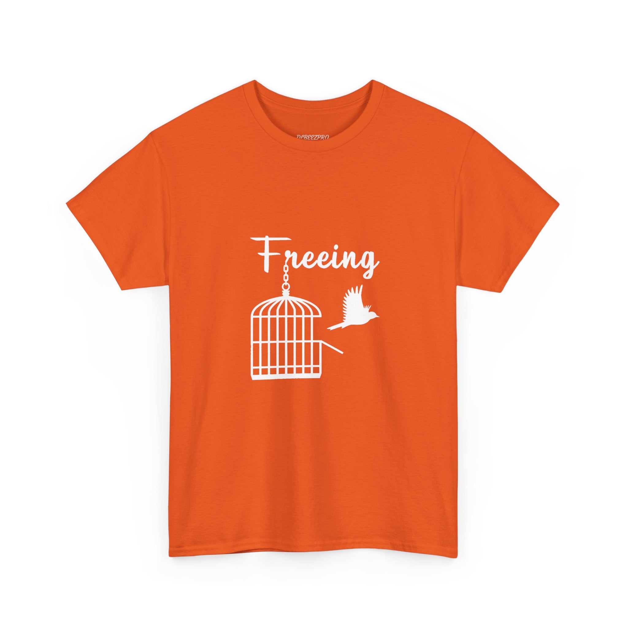 Freedom Unisex Heavy Cotton Tee, Inspirational Tee, Motivational Shirt, Gift for Spiritual Seekers, Unique Graphic Tee, Casual Everyday Wear
