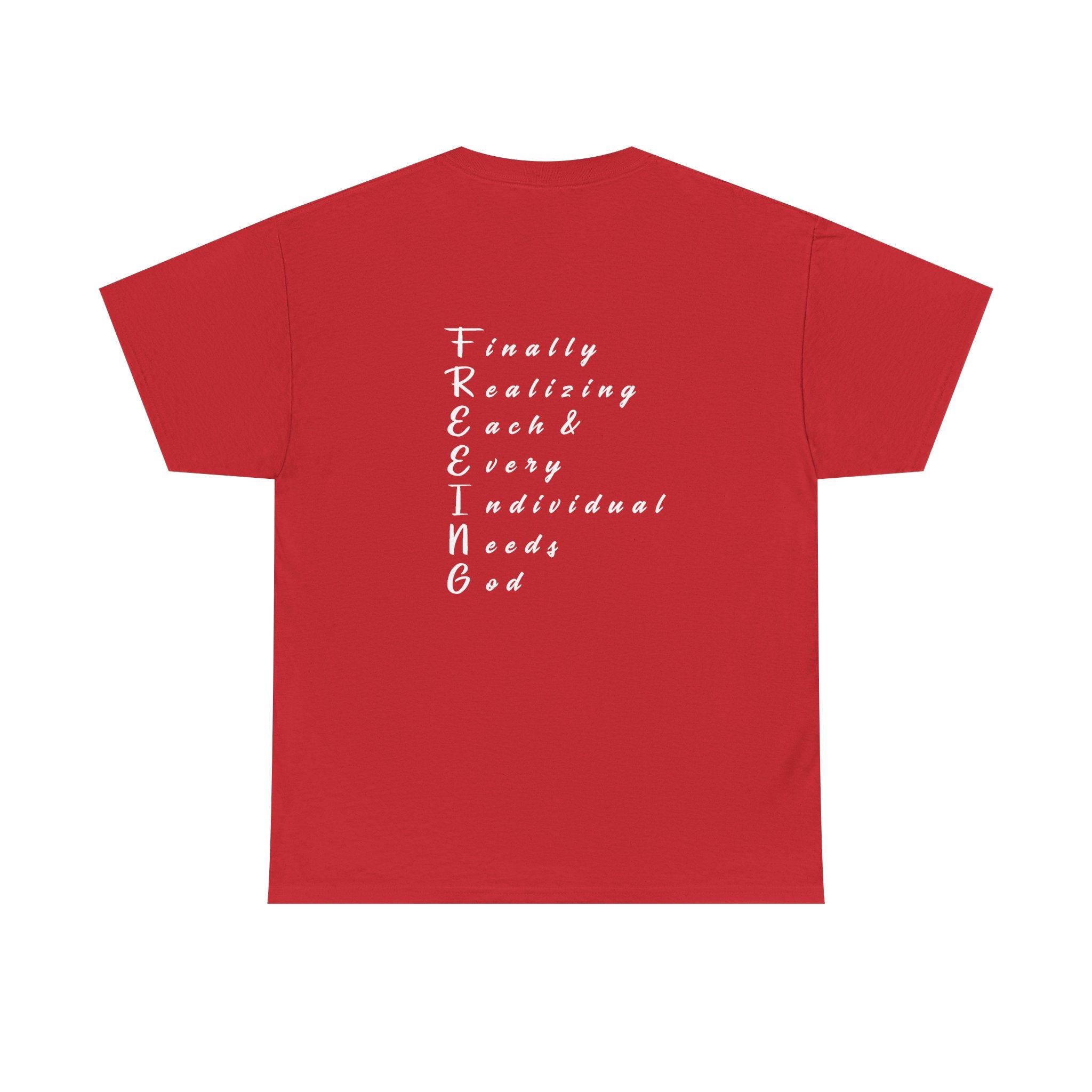 Freedom Unisex Heavy Cotton Tee, Inspirational Tee, Motivational Shirt, Gift for Spiritual Seekers, Unique Graphic Tee, Casual Everyday Wear