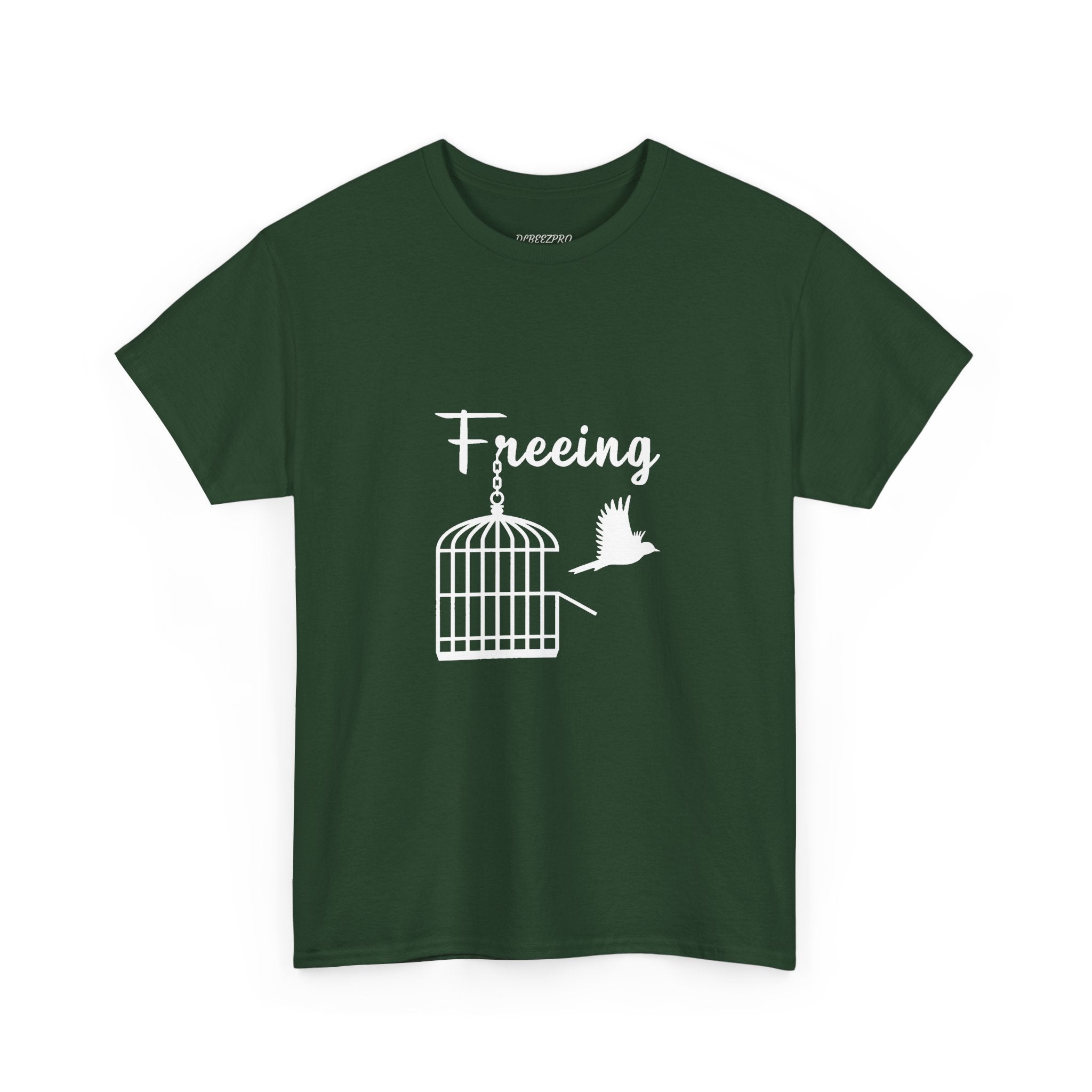 Freedom Unisex Heavy Cotton Tee, Inspirational Tee, Motivational Shirt, Gift for Spiritual Seekers, Unique Graphic Tee, Casual Everyday Wear