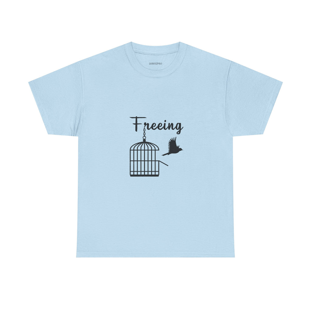 Freeing Spirit Tee, Inspirational Shirt, Unisex Cotton T-Shirt, Empowerment Gift, Motivational Wear, Everyday Comfort