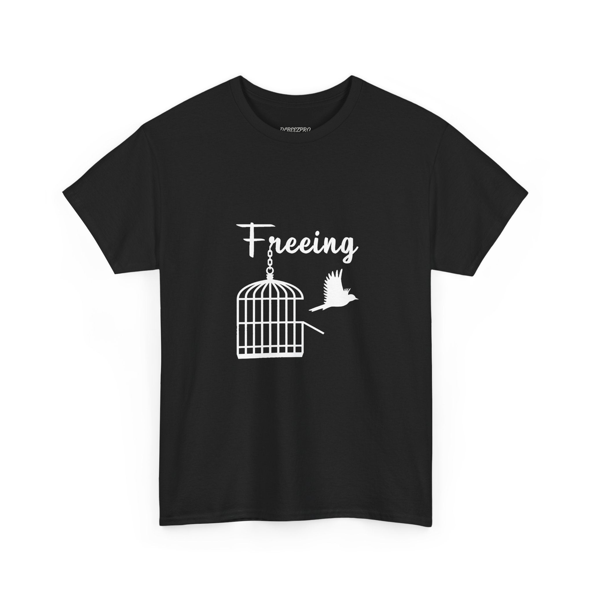 Freedom Unisex Heavy Cotton Tee, Inspirational Tee, Motivational Shirt, Gift for Spiritual Seekers, Unique Graphic Tee, Casual Everyday Wear