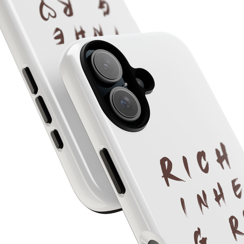 Rich in Christ Phone Case, Inspirational Phone Cover, Christian Gifts, Trendy Phone Accessory, Faith-Based Design