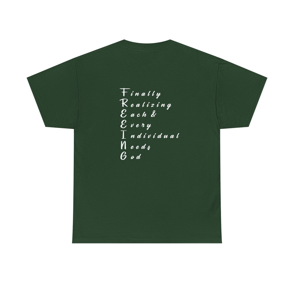 Freedom Unisex Heavy Cotton Tee, Inspirational Tee, Motivational Shirt, Gift for Spiritual Seekers, Unique Graphic Tee, Casual Everyday Wear