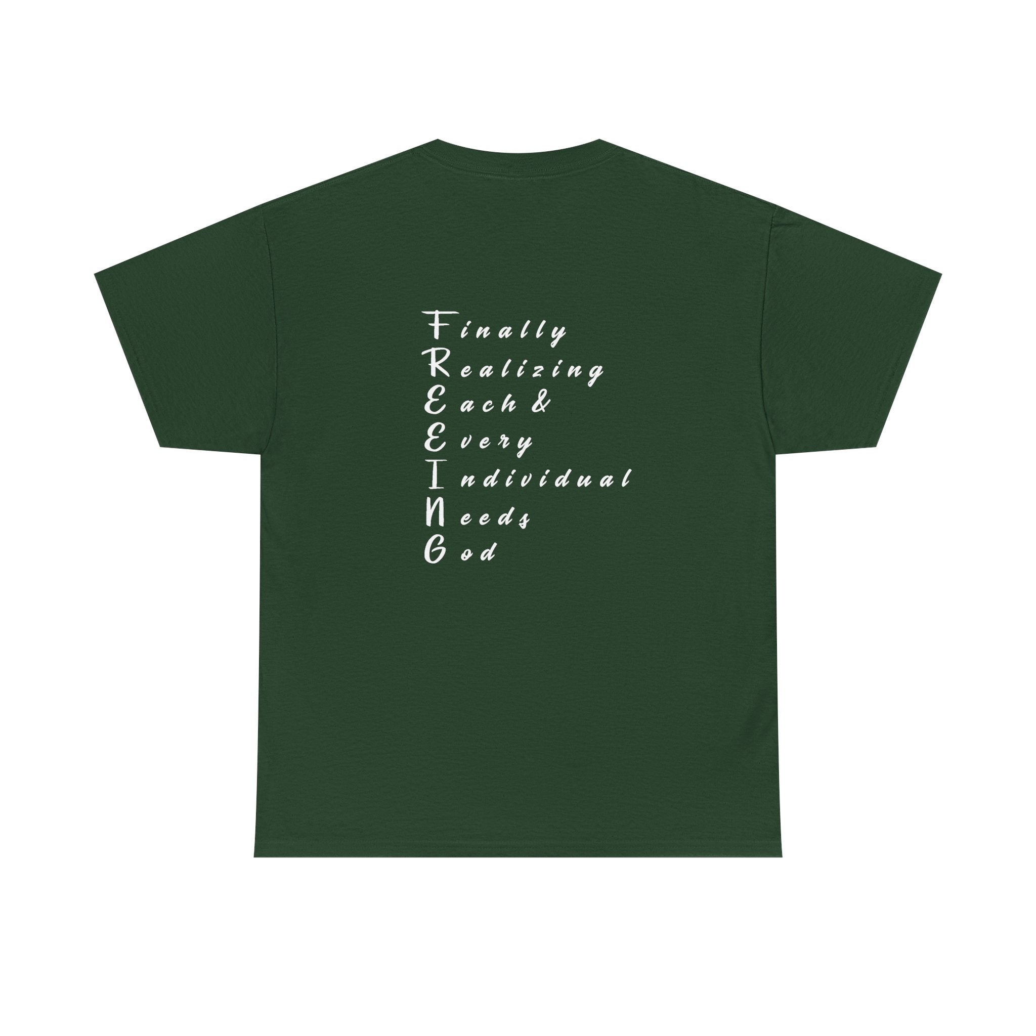 Freedom Unisex Heavy Cotton Tee, Inspirational Tee, Motivational Shirt, Gift for Spiritual Seekers, Unique Graphic Tee, Casual Everyday Wear