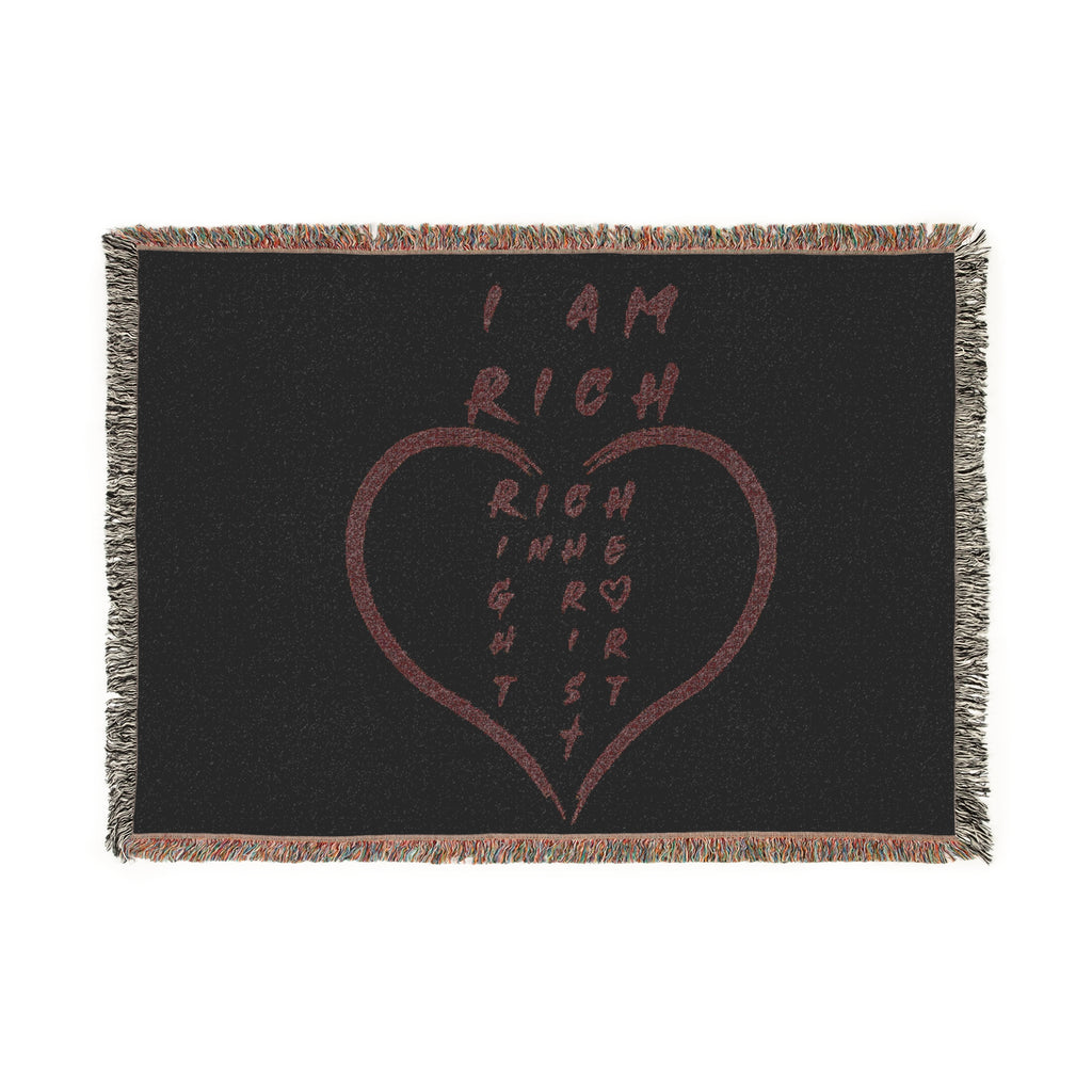 I AM RICH Heartfelt Woven Blanket - Cozy Home Decor, Inspirational Gift, Warm Throw for All Occasions, Unique Heart Design, Perfect for [...]