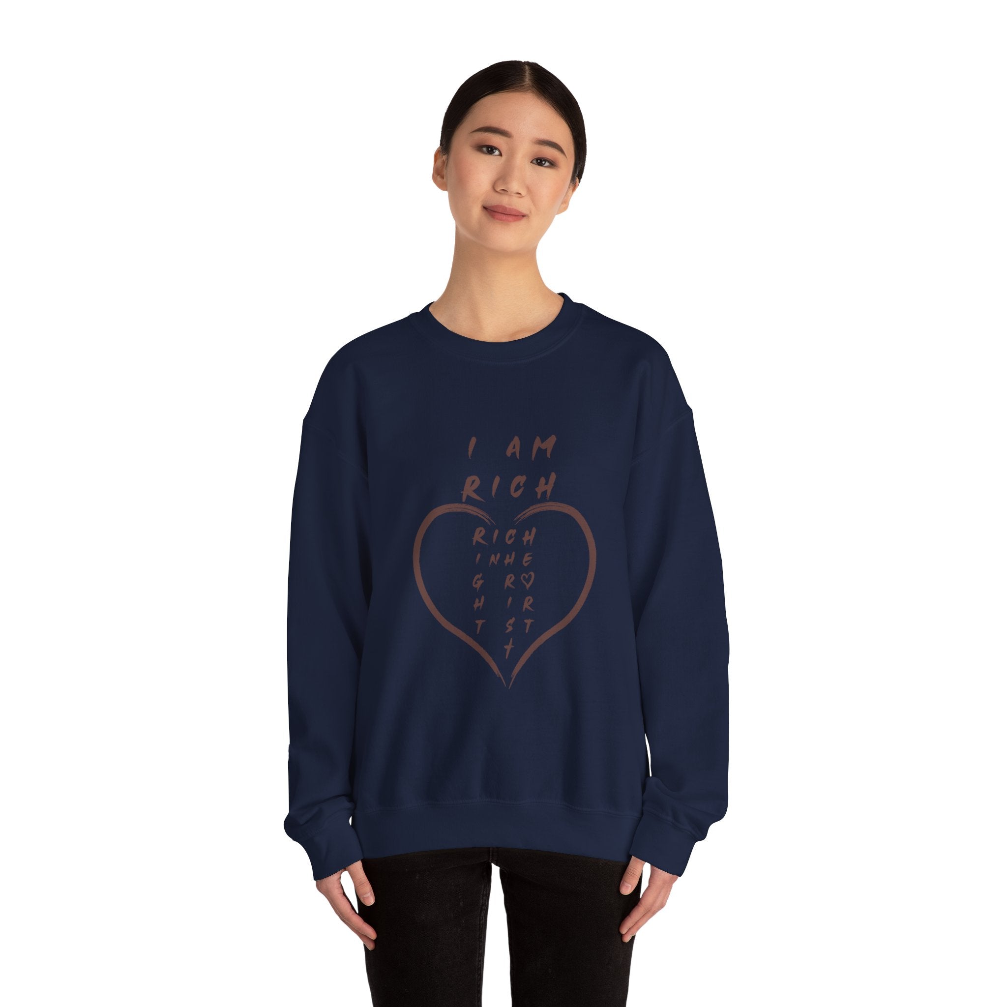 I am RICH Crewneck Sweatshirt