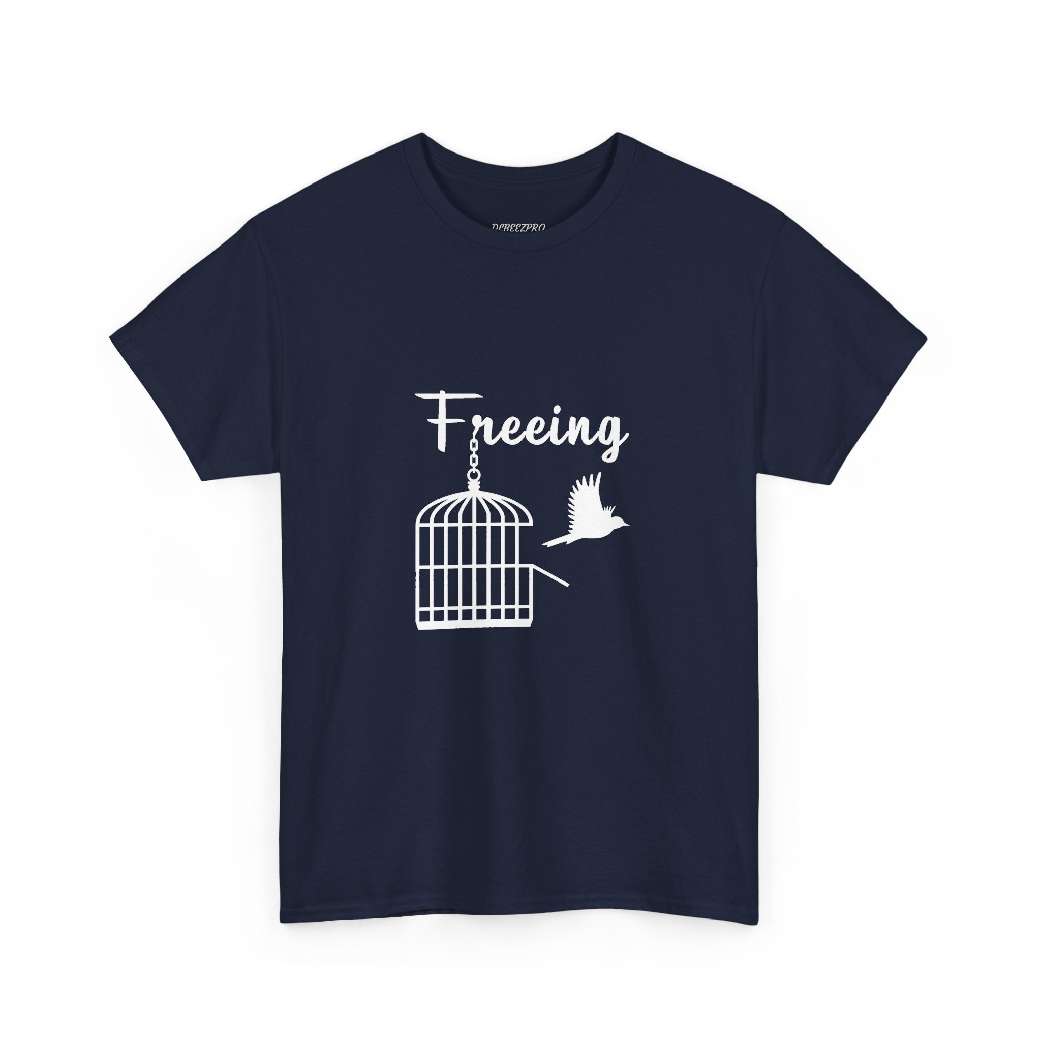 Freedom Unisex Heavy Cotton Tee, Inspirational Tee, Motivational Shirt, Gift for Spiritual Seekers, Unique Graphic Tee, Casual Everyday Wear