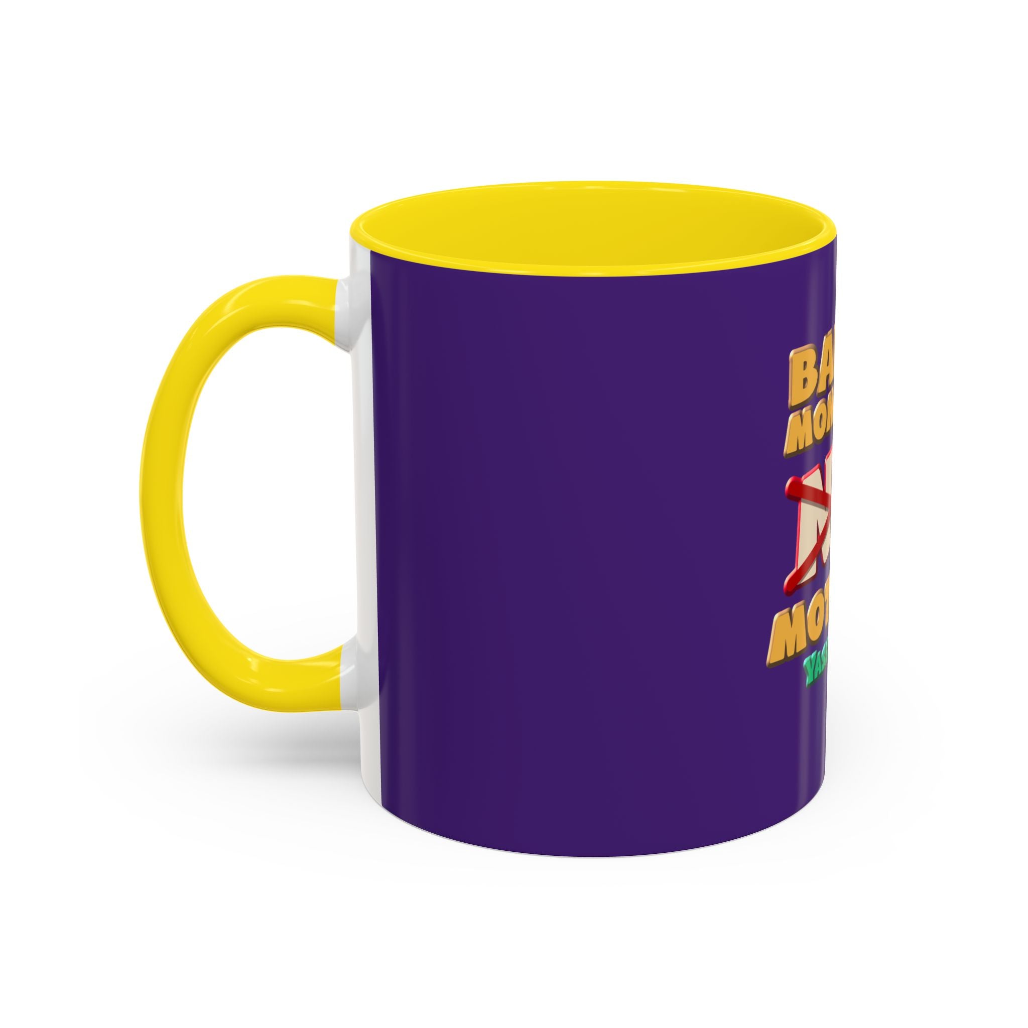 Fun Statement Coffee Mug for Moms, Tea Lovers Gift, Purple Accent Mug, Baby Shower Gift, Unique Parenting Humor