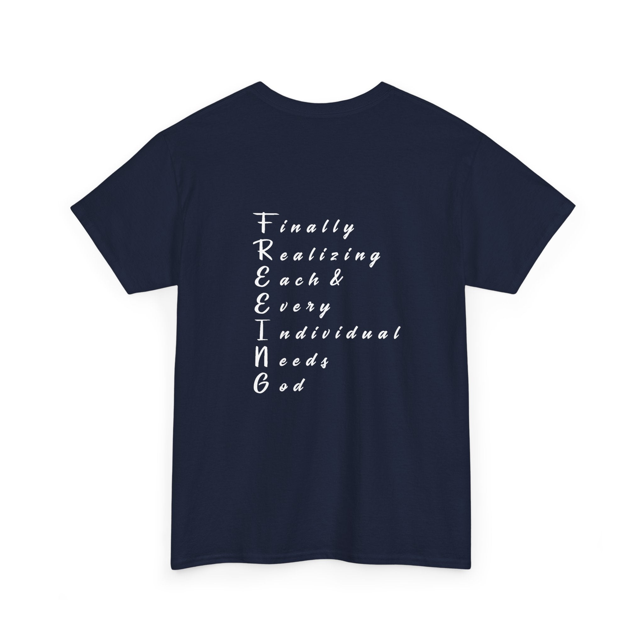 Freedom Unisex Heavy Cotton Tee, Inspirational Tee, Motivational Shirt, Gift for Spiritual Seekers, Unique Graphic Tee, Casual Everyday Wear