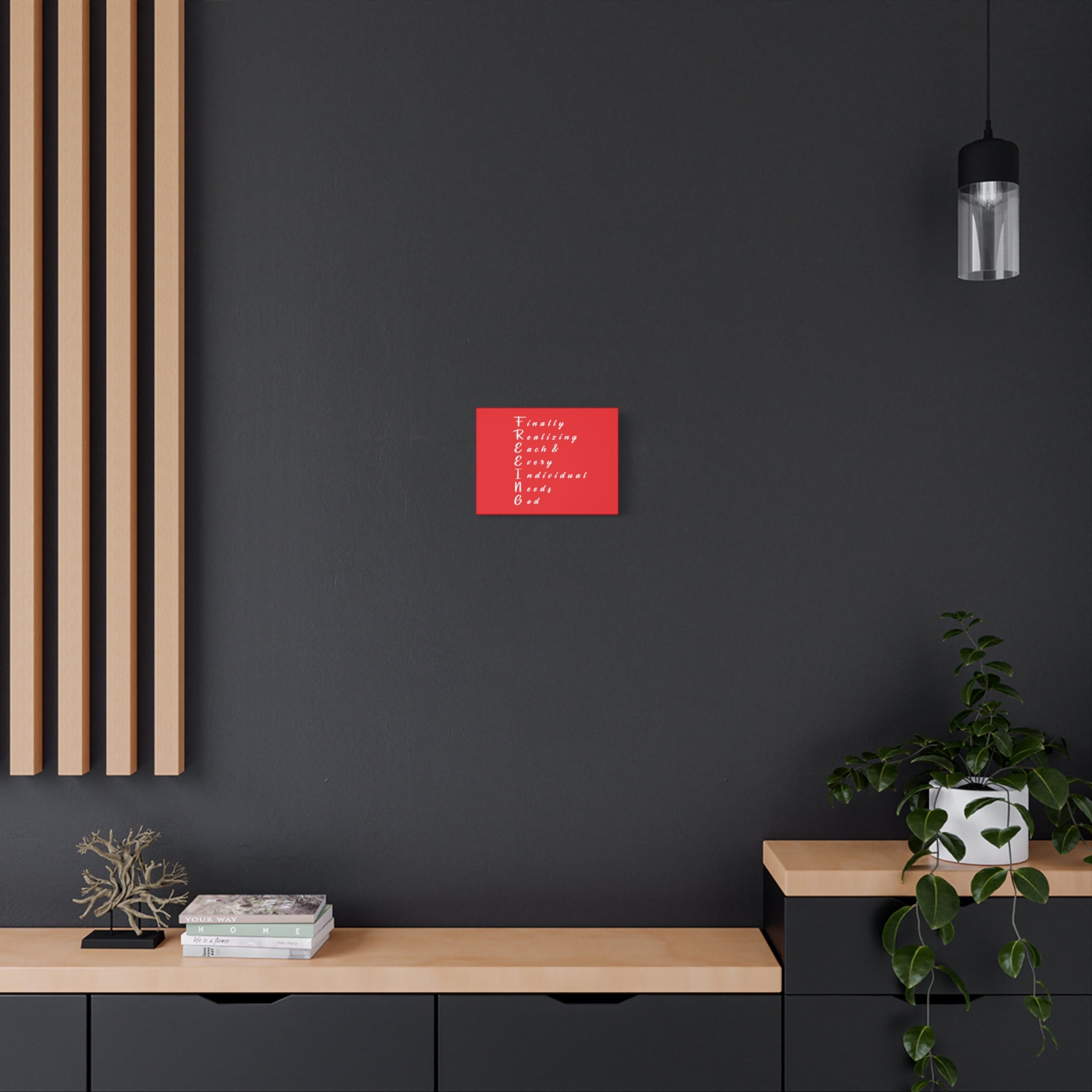 FREEING Canvas Art: Unique Wall Decor for Faith, Home, and Gifts, Motivational Quote Decoration, Spiritual Home Accent