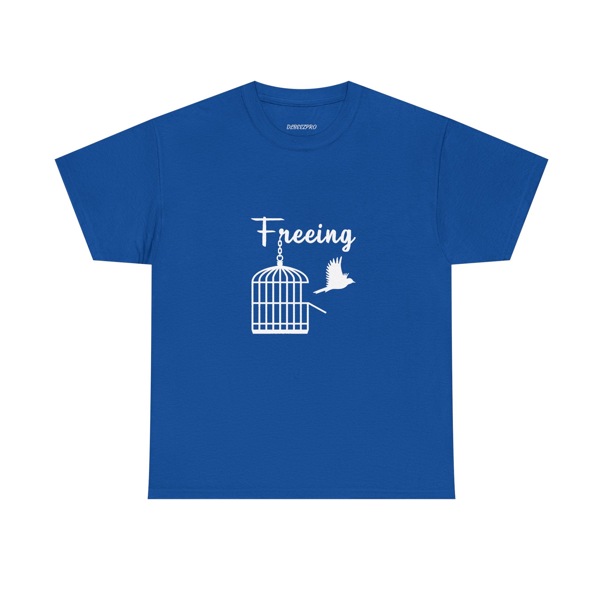 Freedom Unisex Heavy Cotton Tee, Inspirational Tee, Motivational Shirt, Gift for Spiritual Seekers, Unique Graphic Tee, Casual Everyday Wear