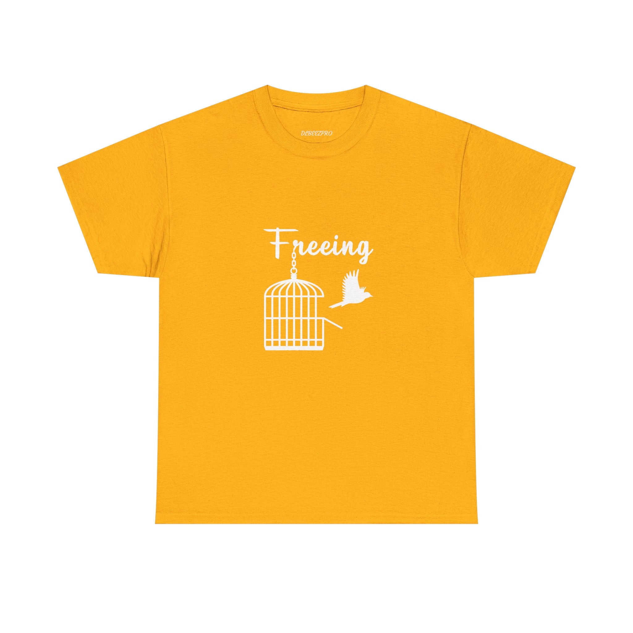 Freedom Unisex Heavy Cotton Tee, Inspirational Tee, Motivational Shirt, Gift for Spiritual Seekers, Unique Graphic Tee, Casual Everyday Wear