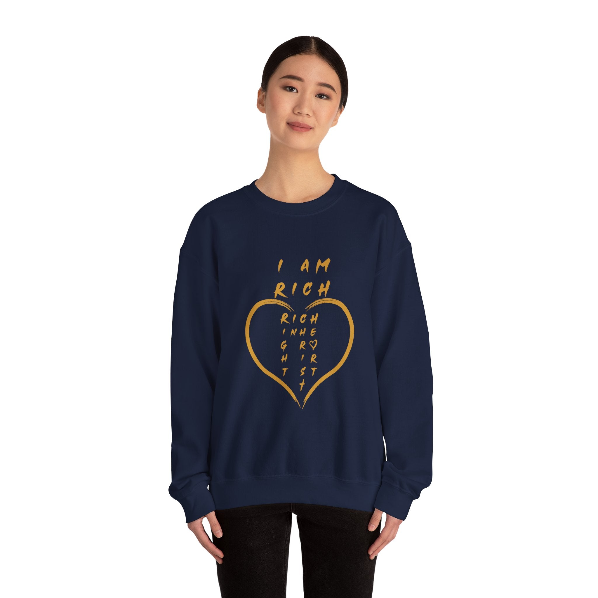 I am RICH Crewneck Sweatshirt