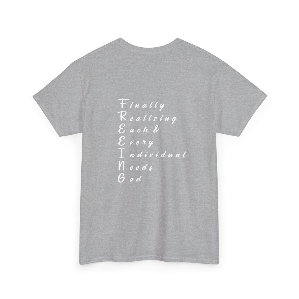 Freedom Unisex Heavy Cotton Tee, Inspirational Tee, Motivational Shirt, Gift for Spiritual Seekers, Unique Graphic Tee, Casual Everyday Wear