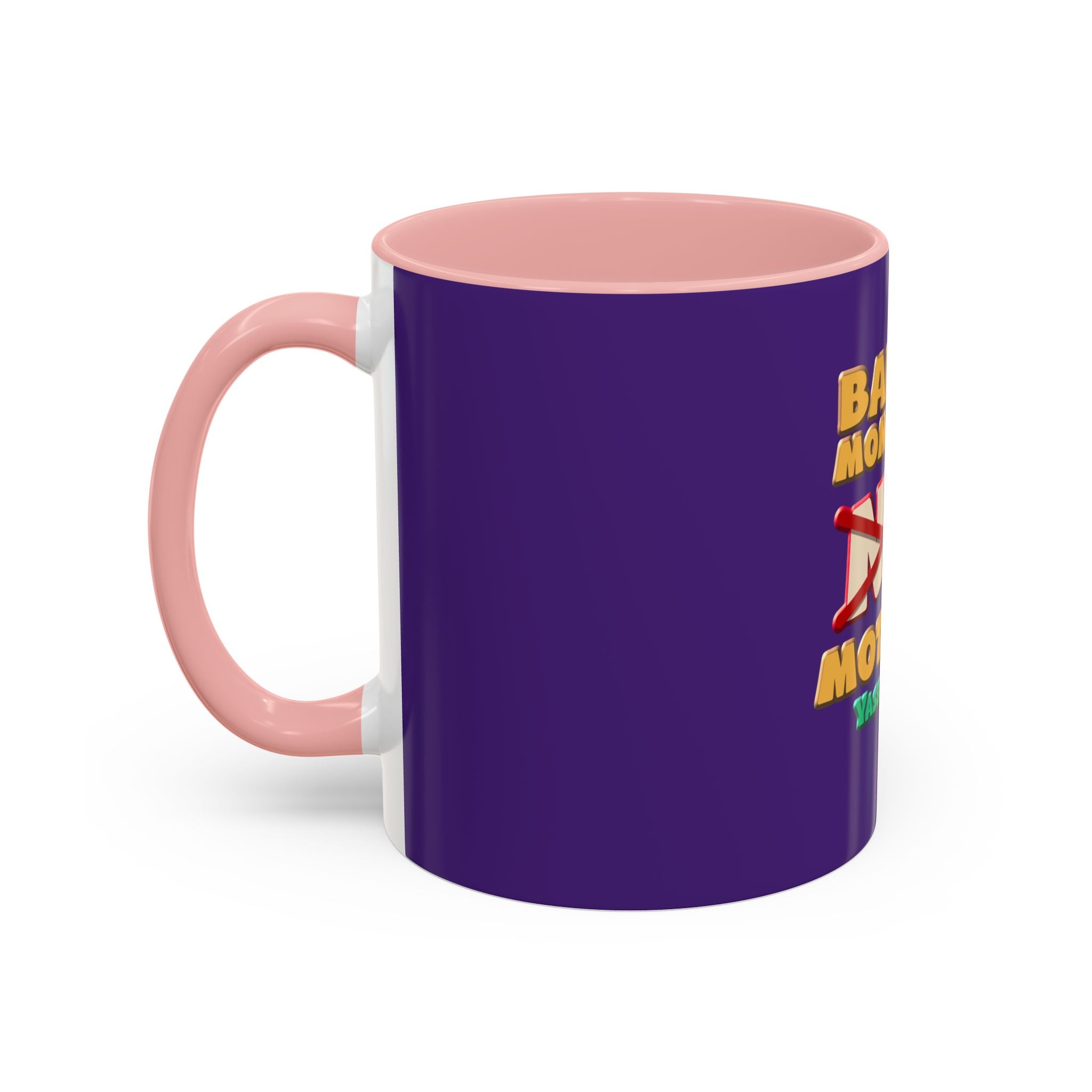 Fun Statement Coffee Mug for Moms, Tea Lovers Gift, Purple Accent Mug, Baby Shower Gift, Unique Parenting Humor
