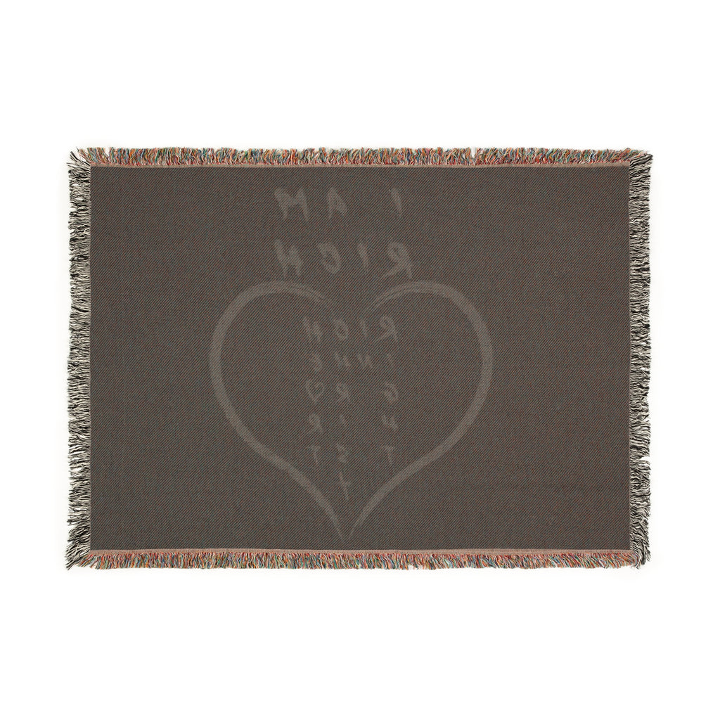 I AM RICH Heartfelt Woven Blanket - Cozy Home Decor, Inspirational Gift, Warm Throw for All Occasions, Unique Heart Design, Perfect for [...]