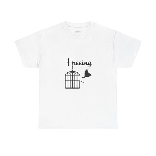 Freeing Spirit Tee, Inspirational Shirt, Unisex Cotton T-Shirt, Empowerment Gift, Motivational Wear, Everyday Comfort