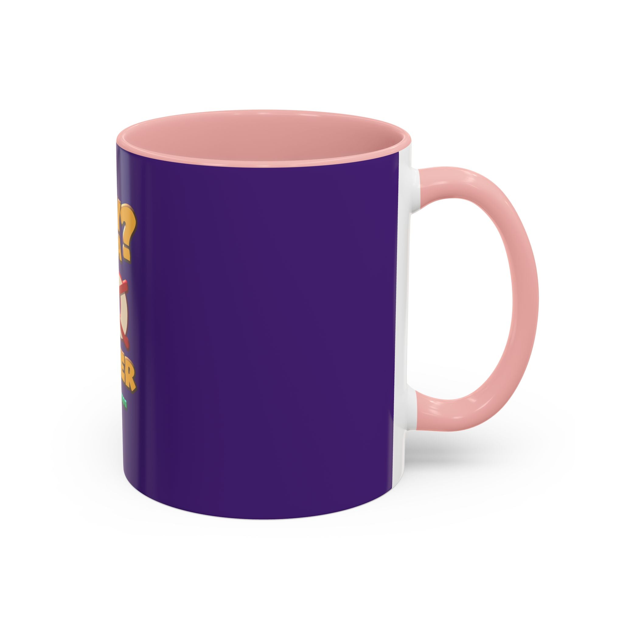 Fun Statement Coffee Mug for Moms, Tea Lovers Gift, Purple Accent Mug, Baby Shower Gift, Unique Parenting Humor