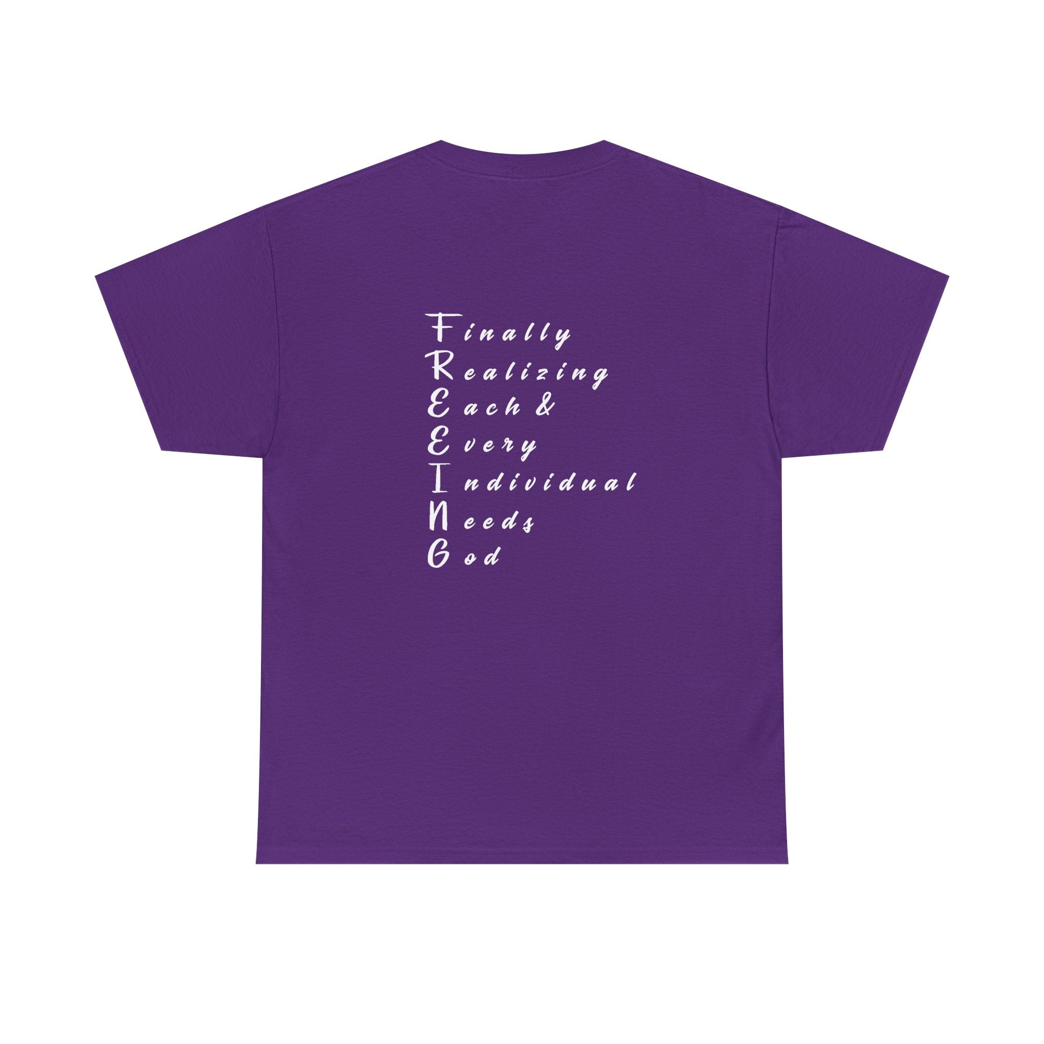 Freedom Unisex Heavy Cotton Tee, Inspirational Tee, Motivational Shirt, Gift for Spiritual Seekers, Unique Graphic Tee, Casual Everyday Wear