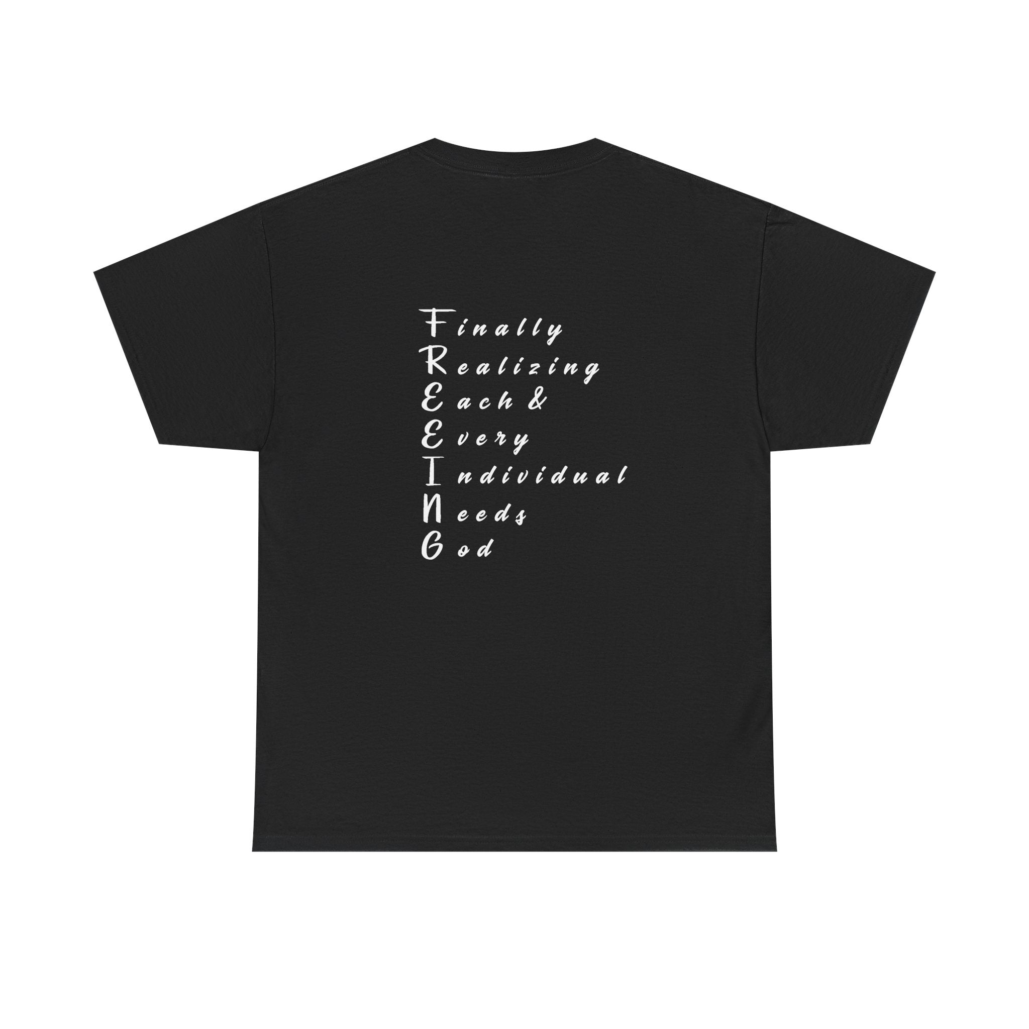 Freedom Unisex Heavy Cotton Tee, Inspirational Tee, Motivational Shirt, Gift for Spiritual Seekers, Unique Graphic Tee, Casual Everyday Wear