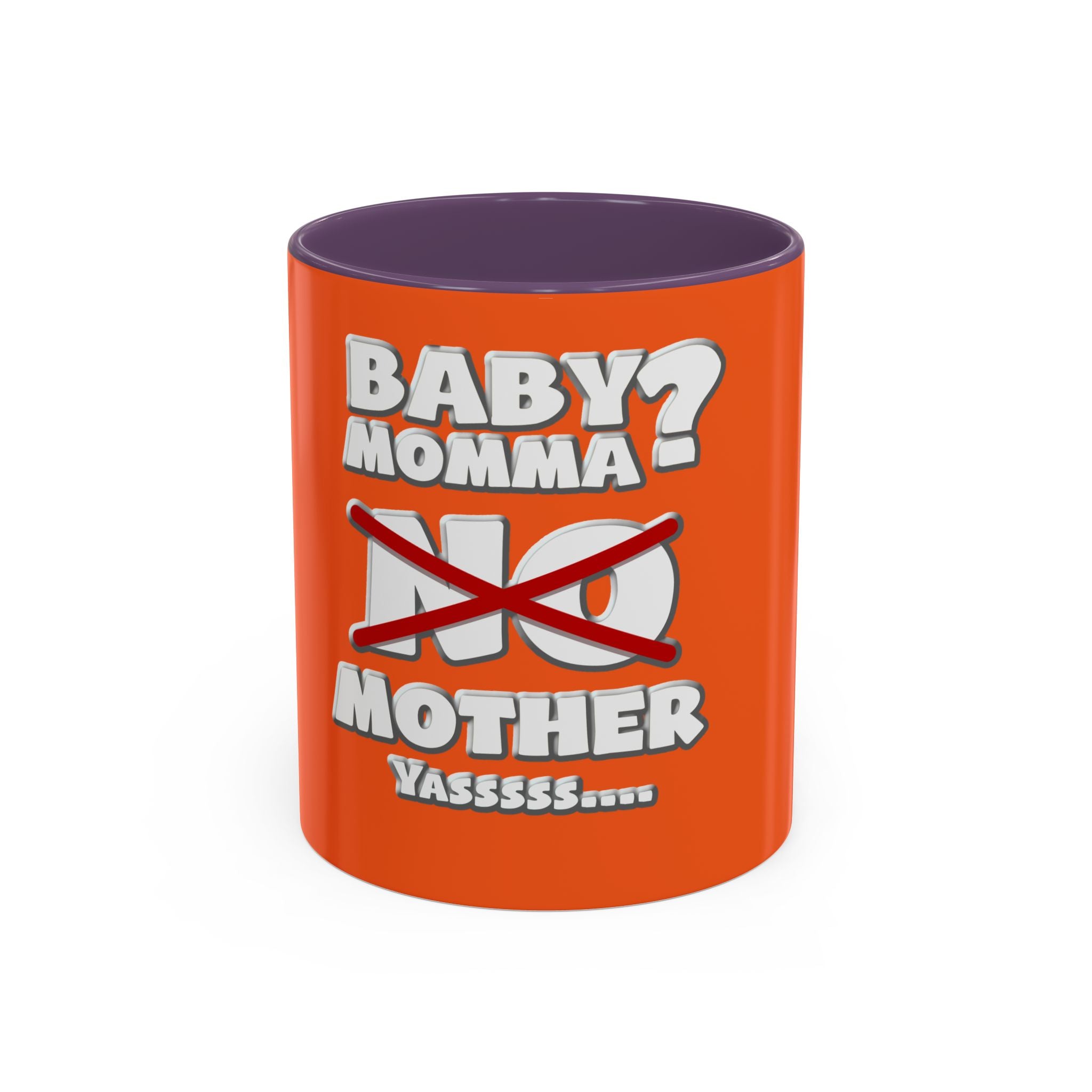 Fun Statement Coffee Mug for Moms, Tea Lovers Gift, Purple Accent Mug, Baby Shower Gift, Unique Parenting Humor