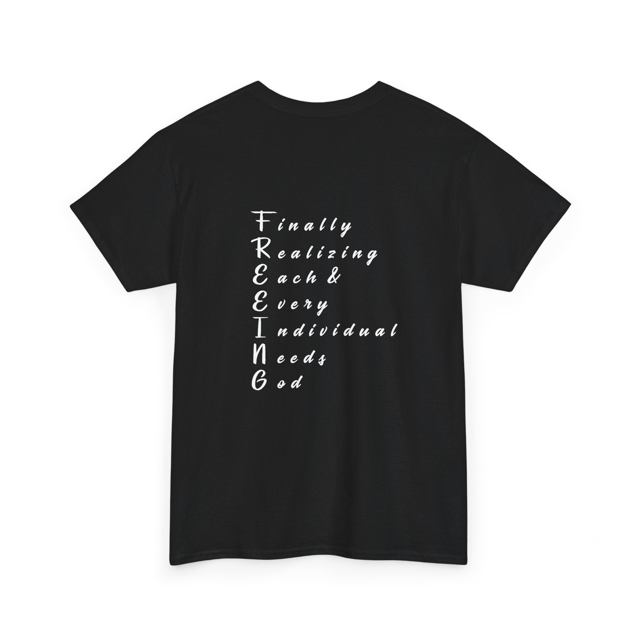 Freedom Unisex Heavy Cotton Tee, Inspirational Tee, Motivational Shirt, Gift for Spiritual Seekers, Unique Graphic Tee, Casual Everyday Wear