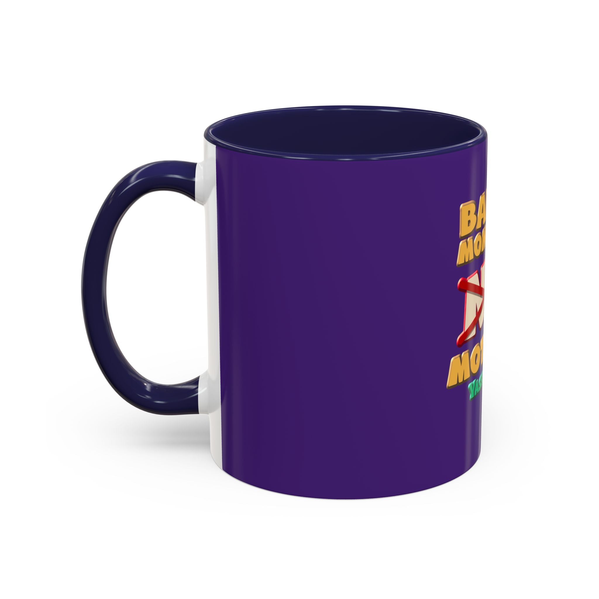 Fun Statement Coffee Mug for Moms, Tea Lovers Gift, Purple Accent Mug, Baby Shower Gift, Unique Parenting Humor