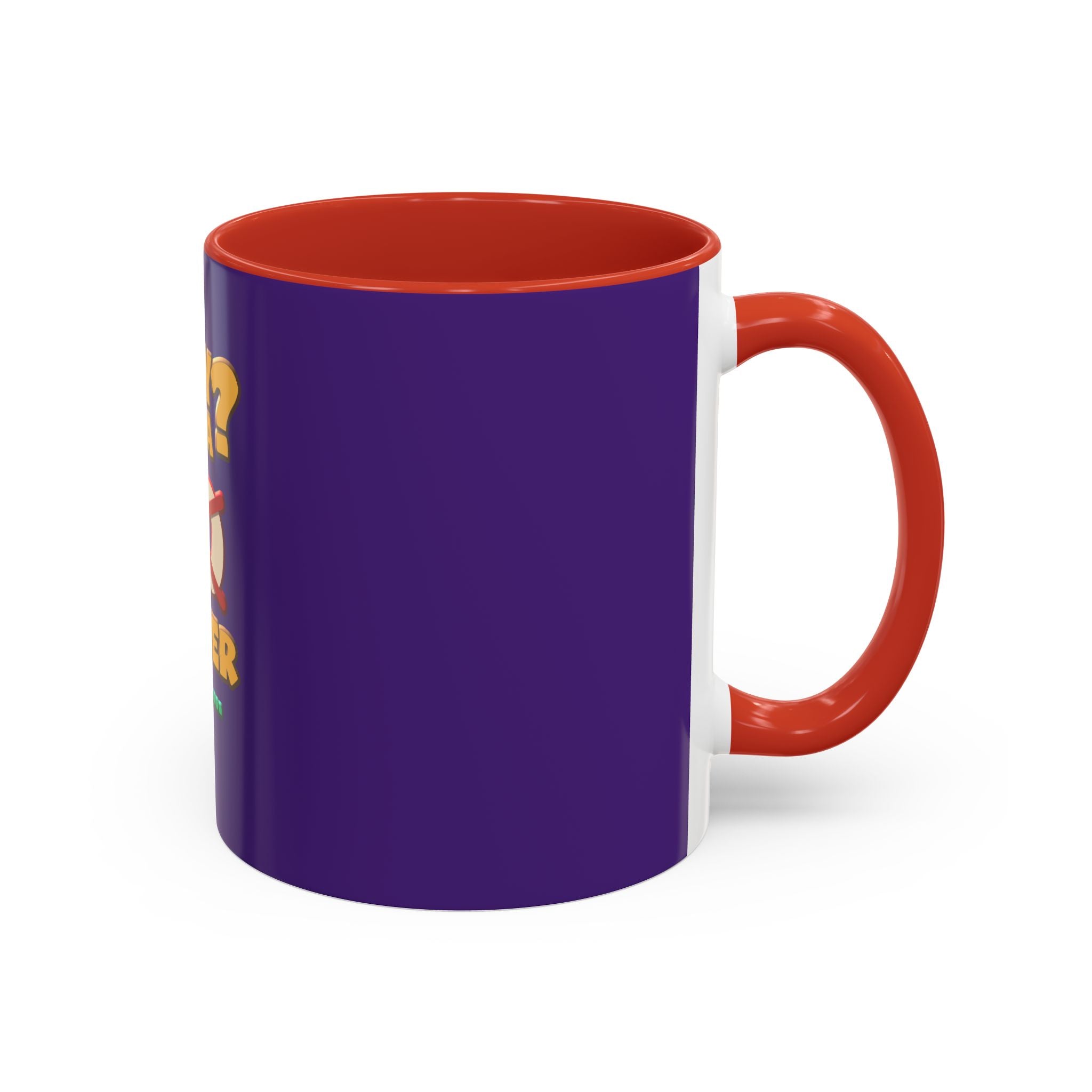 Fun Statement Coffee Mug for Moms, Tea Lovers Gift, Purple Accent Mug, Baby Shower Gift, Unique Parenting Humor