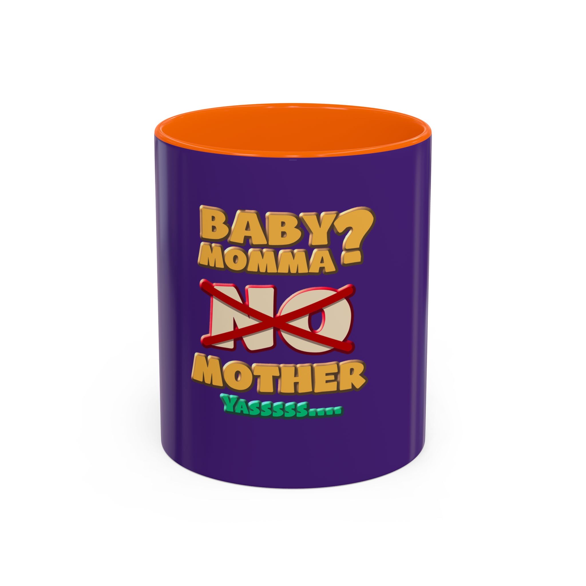 Fun Statement Coffee Mug for Moms, Tea Lovers Gift, Purple Accent Mug, Baby Shower Gift, Unique Parenting Humor