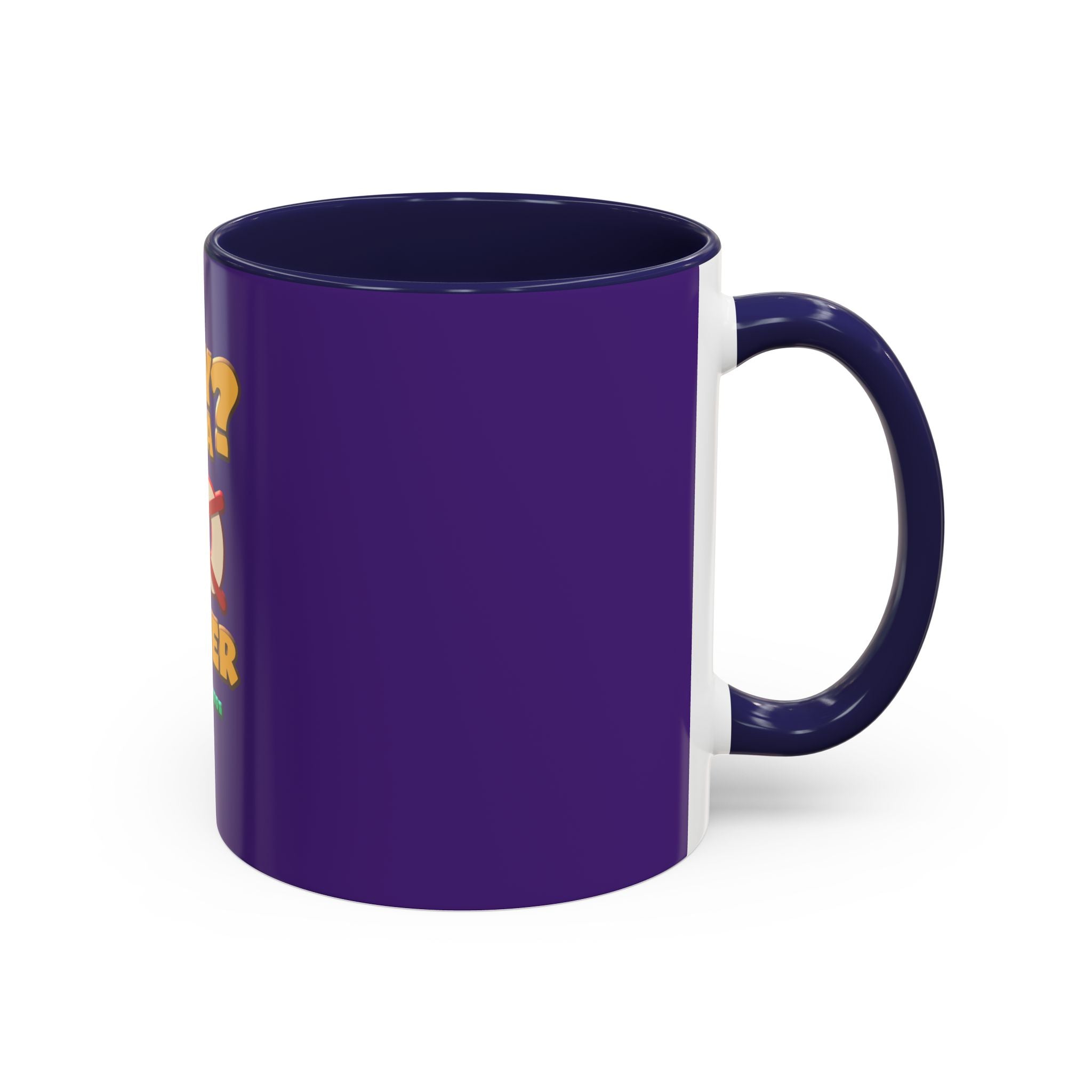 Fun Statement Coffee Mug for Moms, Tea Lovers Gift, Purple Accent Mug, Baby Shower Gift, Unique Parenting Humor