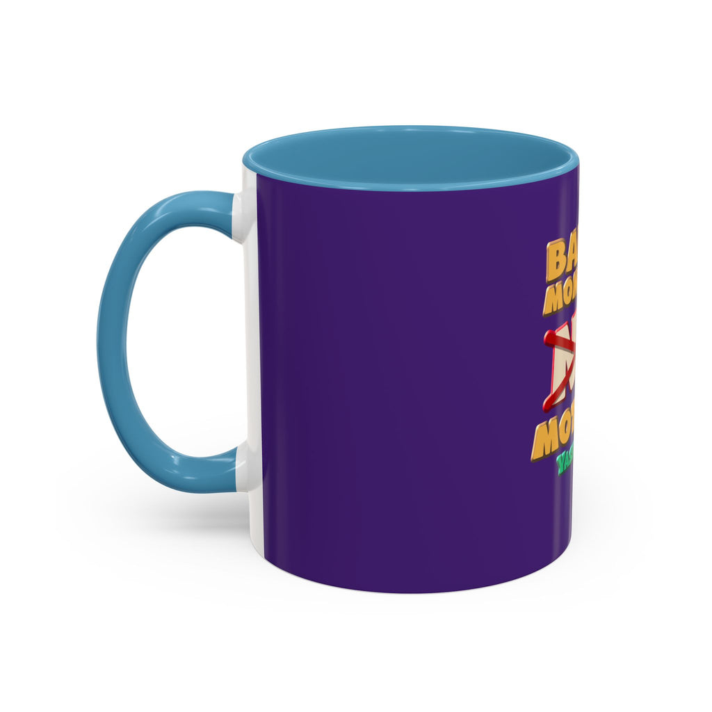 Fun Statement Coffee Mug for Moms, Tea Lovers Gift, Purple Accent Mug, Baby Shower Gift, Unique Parenting Humor