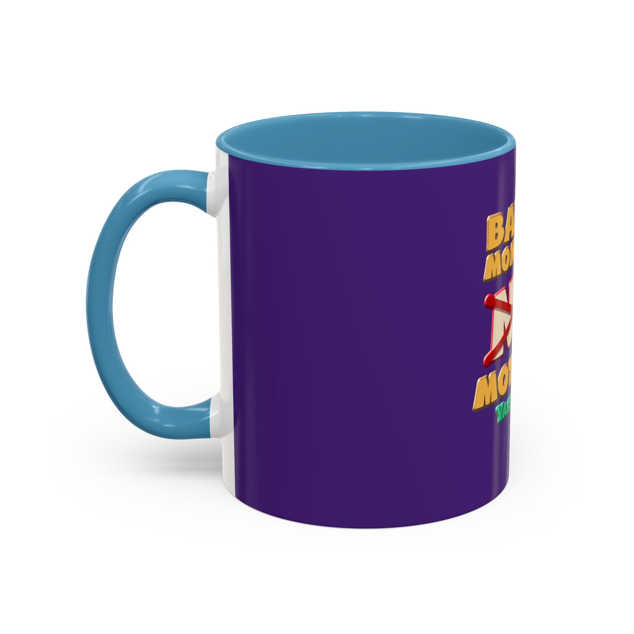 Fun Statement Coffee Mug for Moms, Tea Lovers Gift, Purple Accent Mug, Baby Shower Gift, Unique Parenting Humor