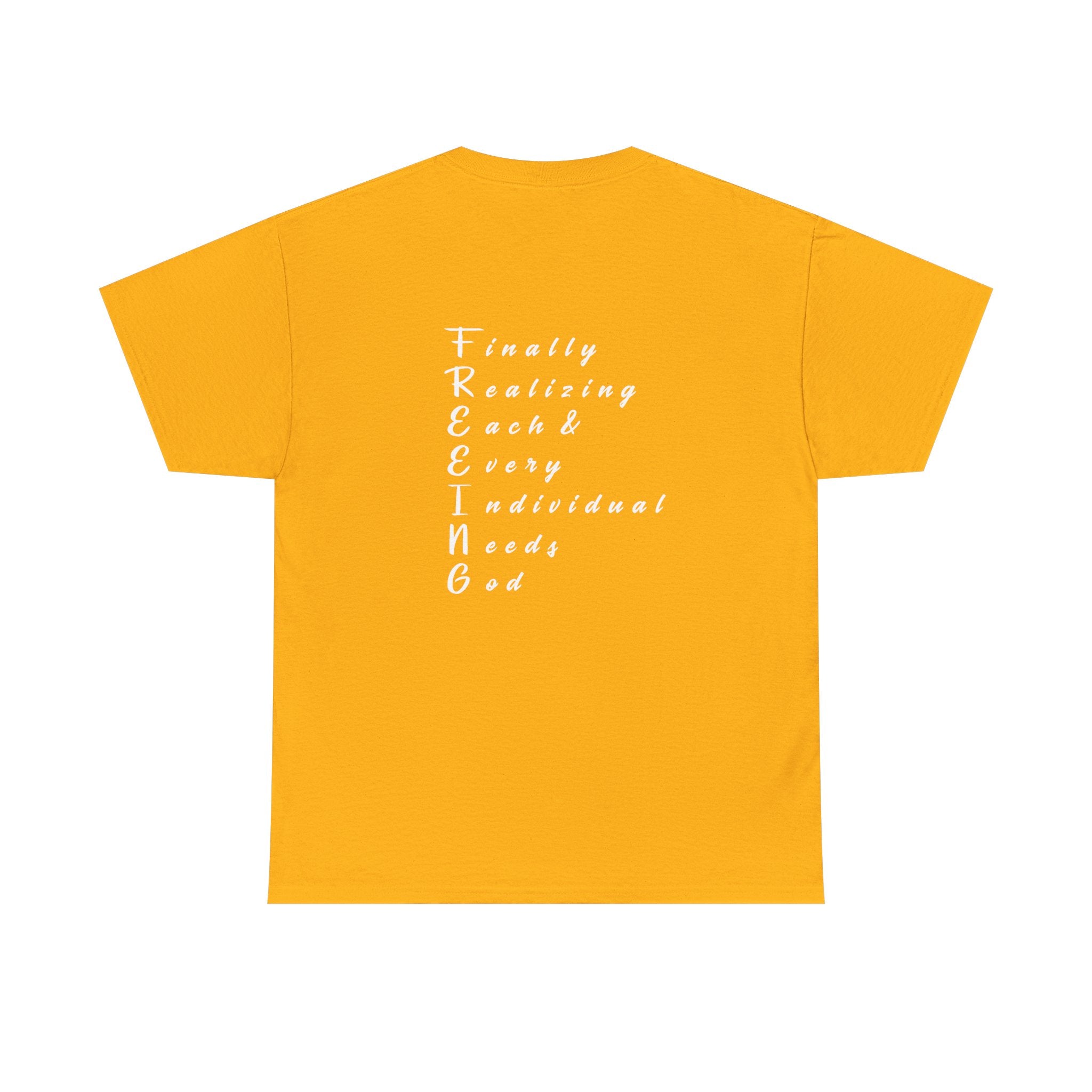 Freedom Unisex Heavy Cotton Tee, Inspirational Tee, Motivational Shirt, Gift for Spiritual Seekers, Unique Graphic Tee, Casual Everyday Wear