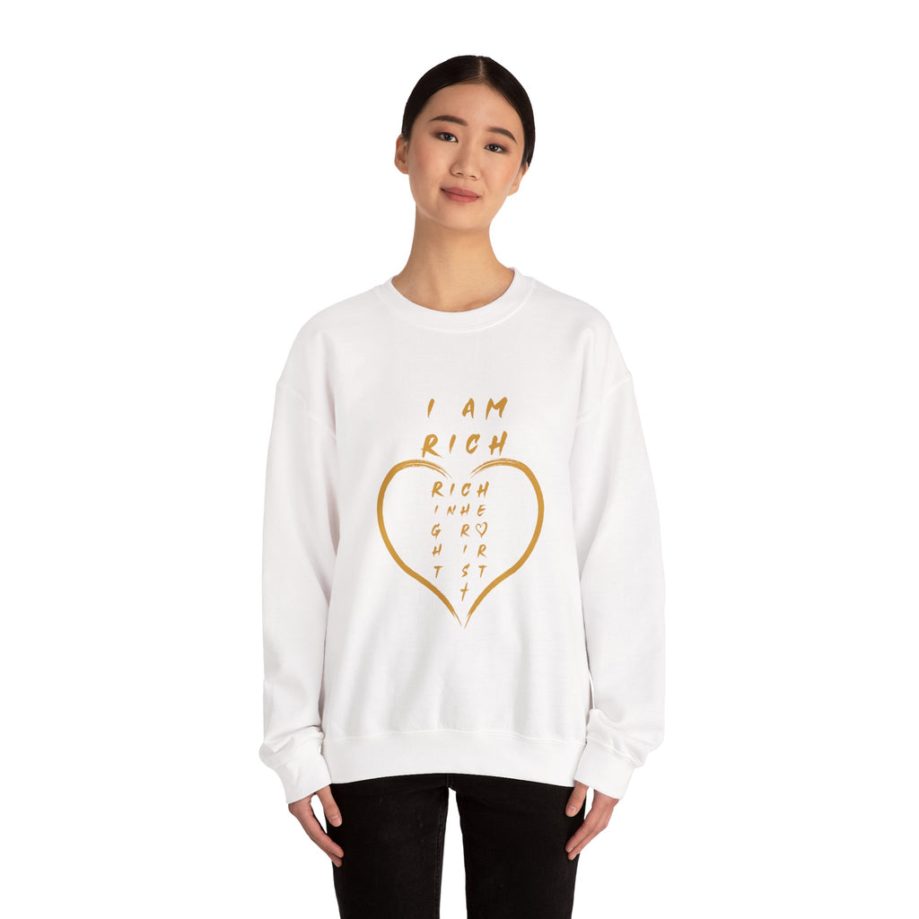 I am RICH Crewneck Sweatshirt