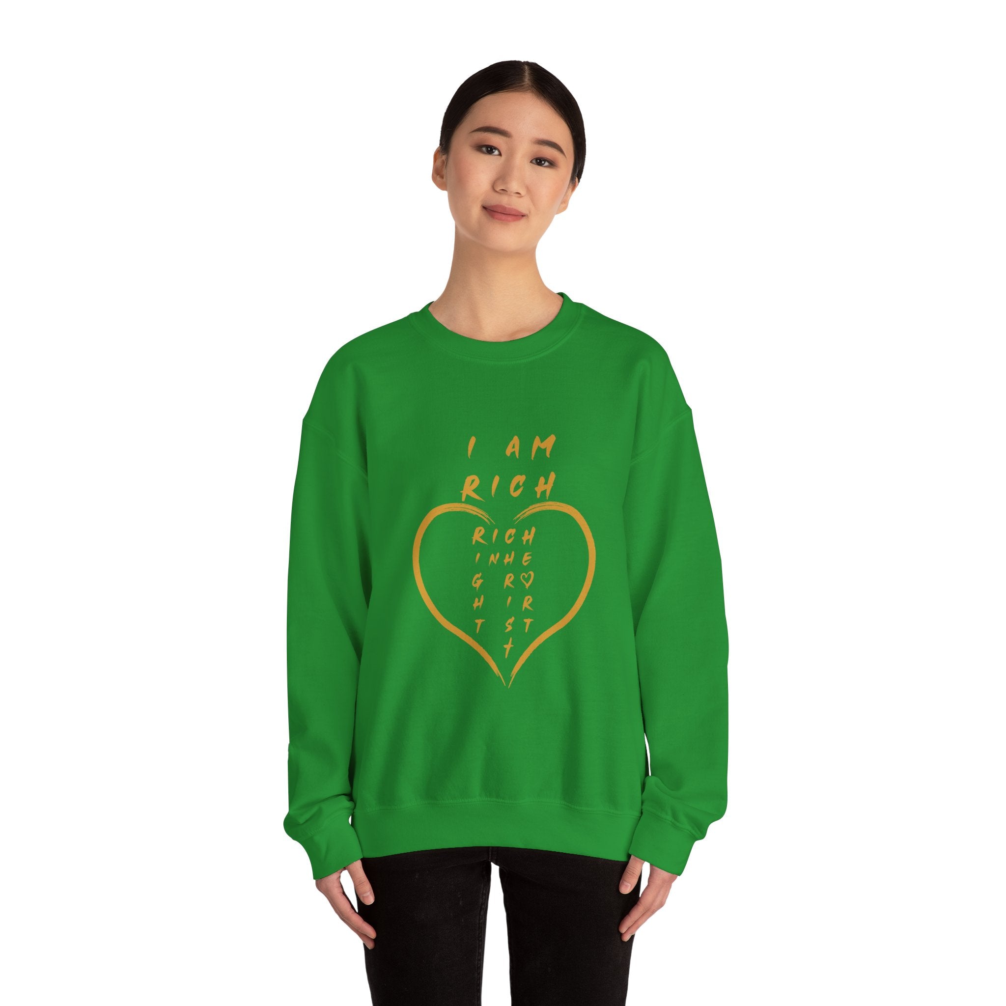 I am RICH Crewneck Sweatshirt